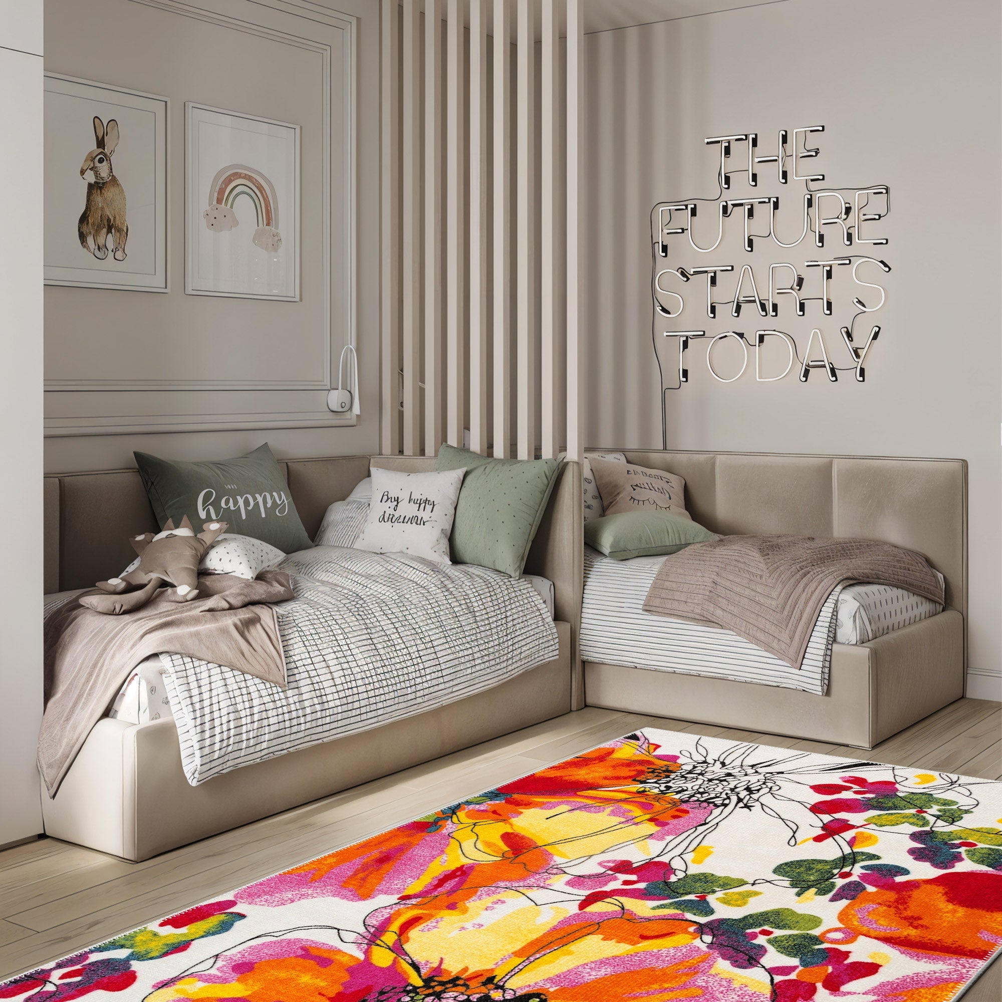 Hilma Machine Washable Area Rug