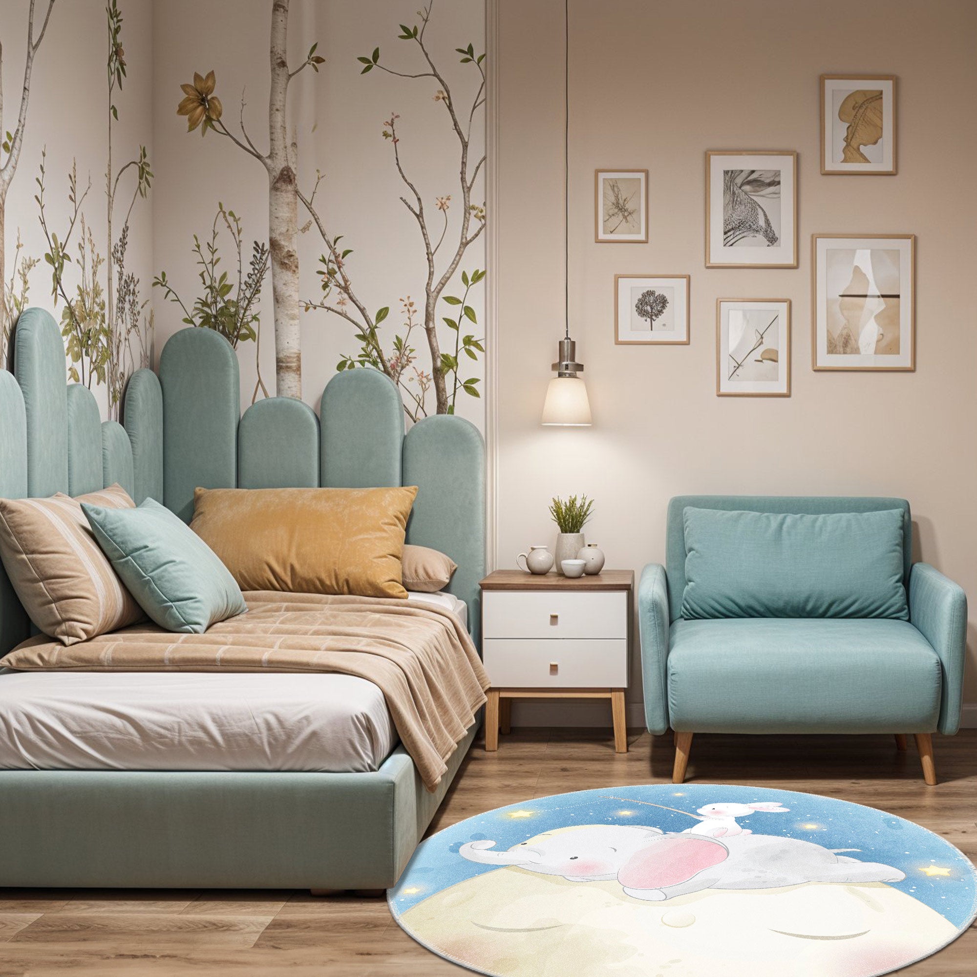 Aurora Machine Washable Area Rug