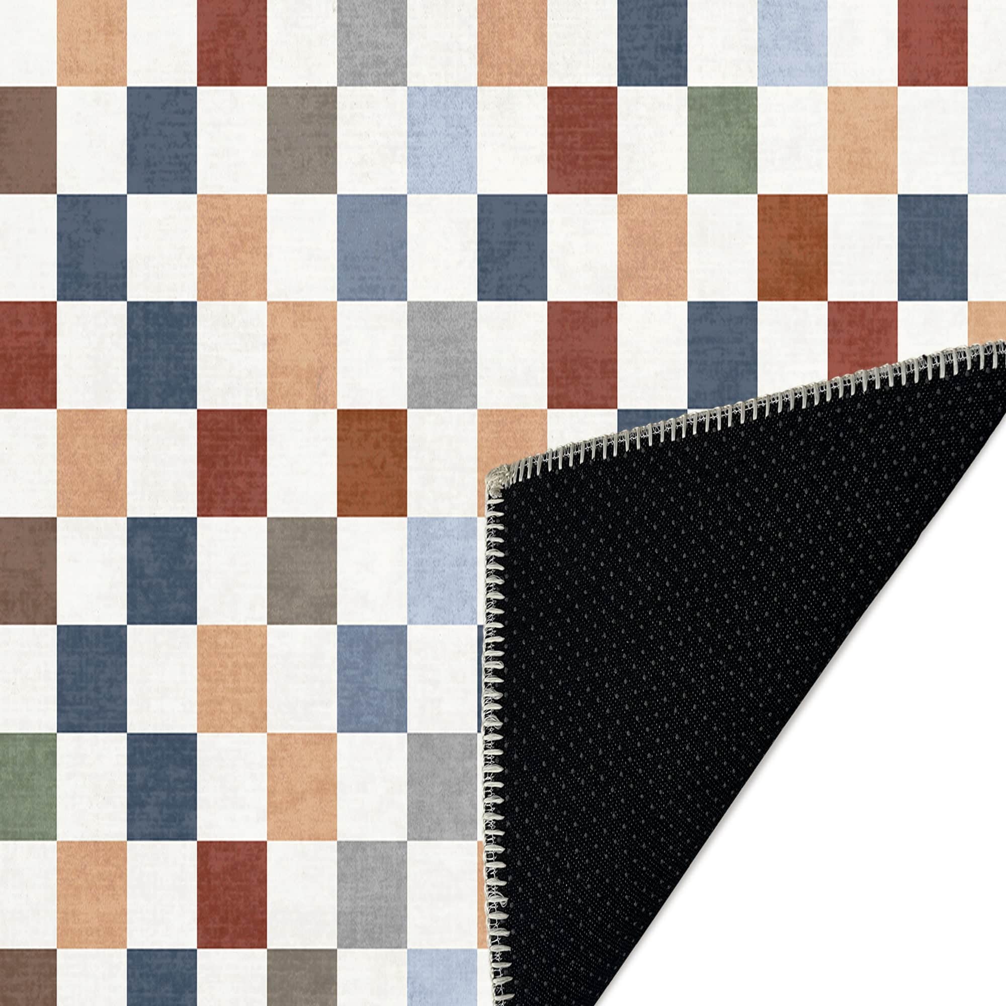 Flame Machine Washable Area Rug