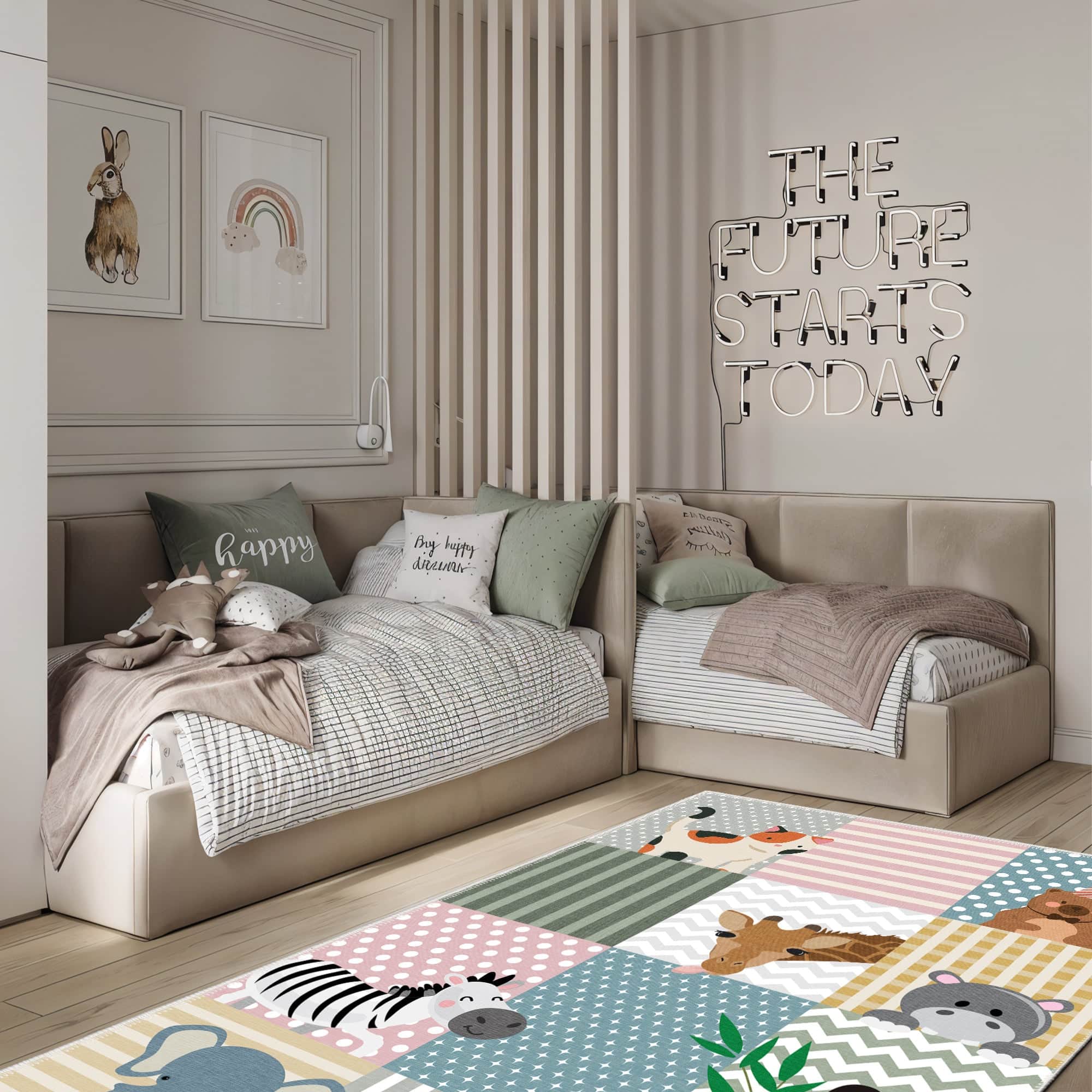 Echo Machine Washable Area Rug