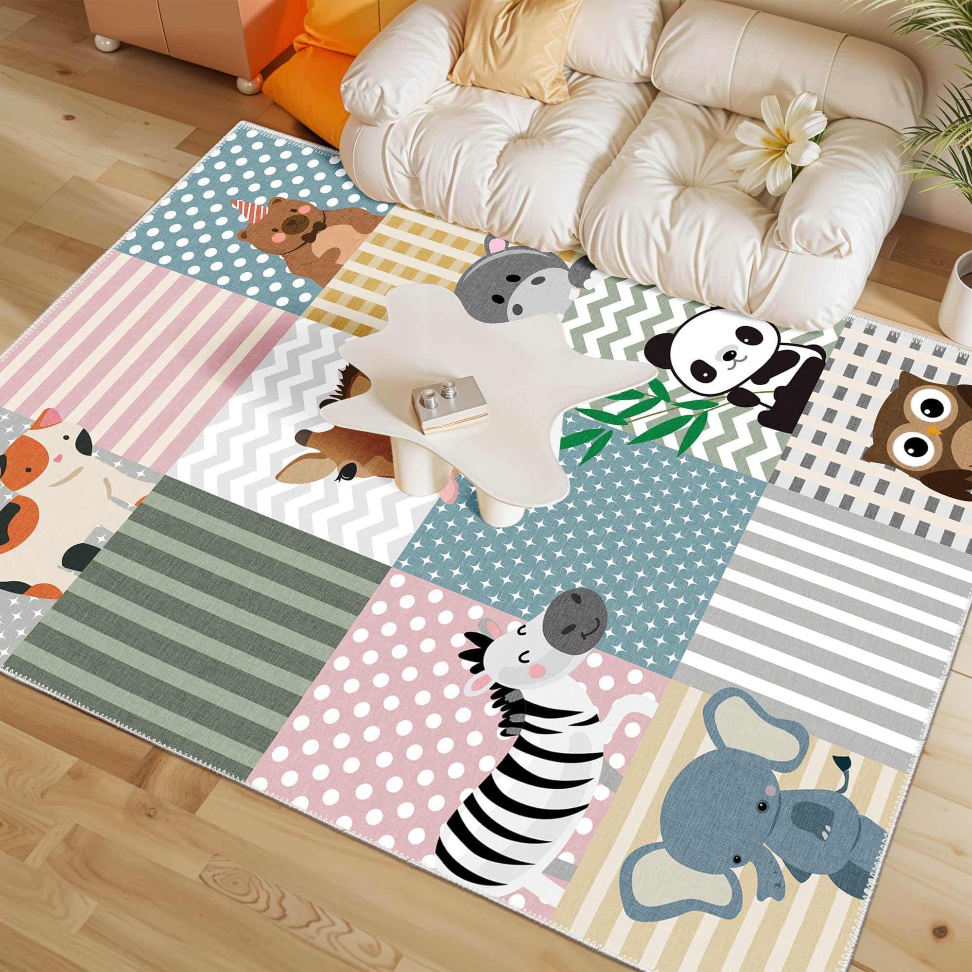 Echo Machine Washable Area Rug