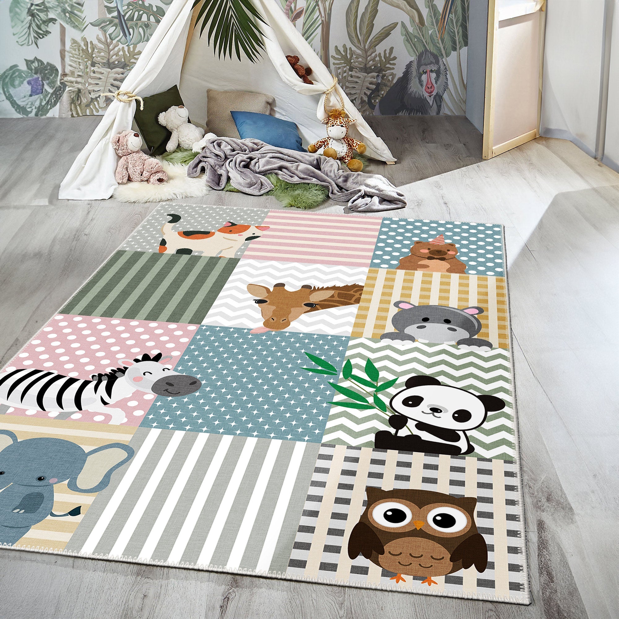 Echo Machine Washable Area Rug