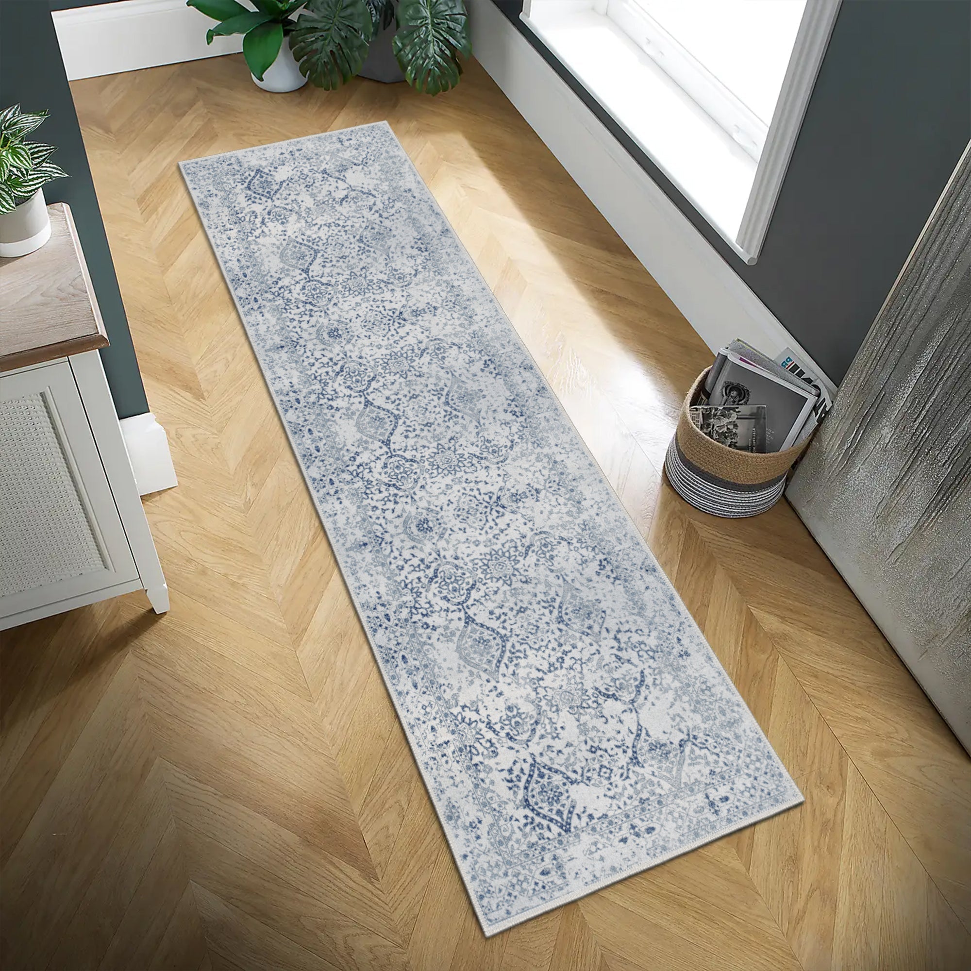 Grossglockner Machine Washable Area Rug