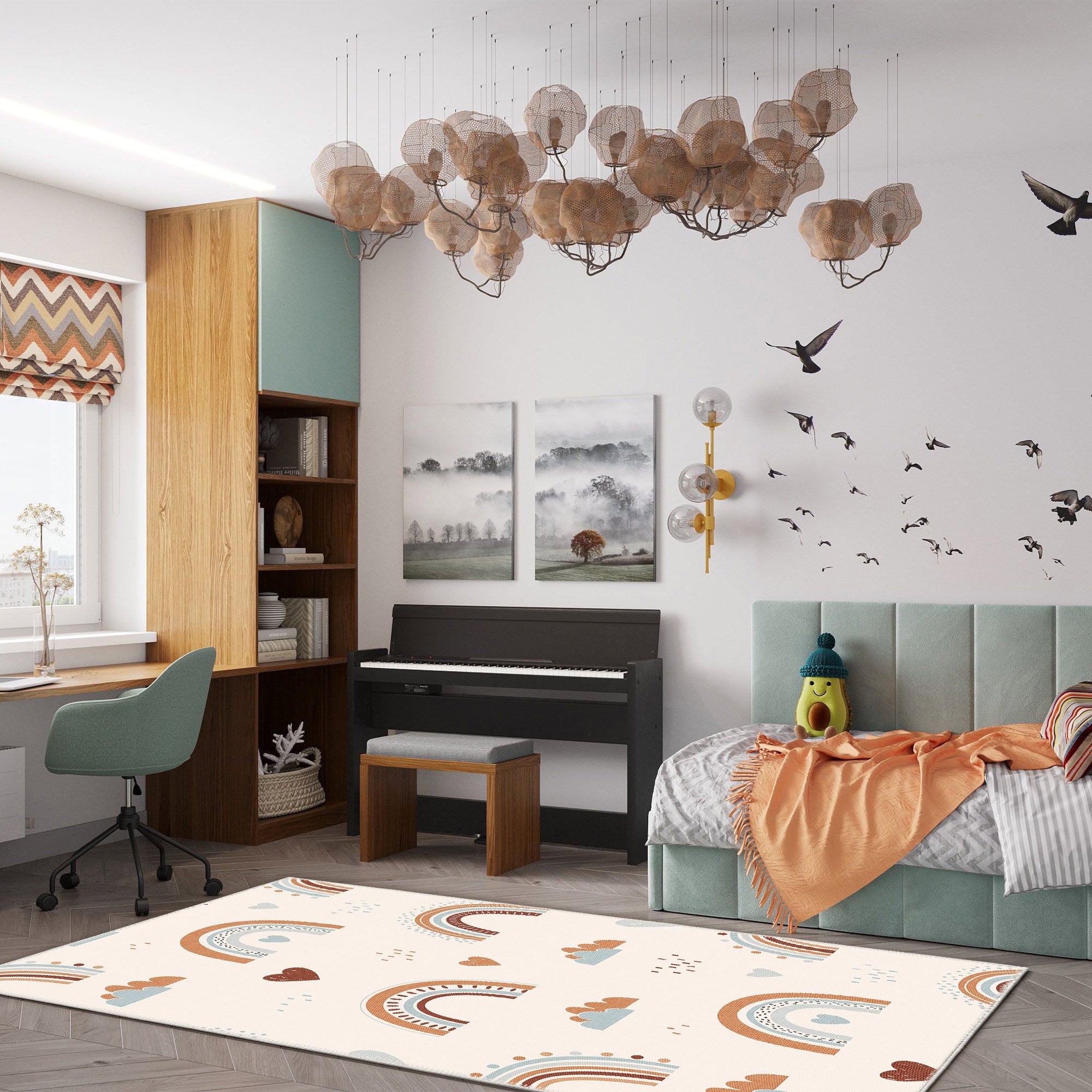 Opulent Machine Washable Area Rug