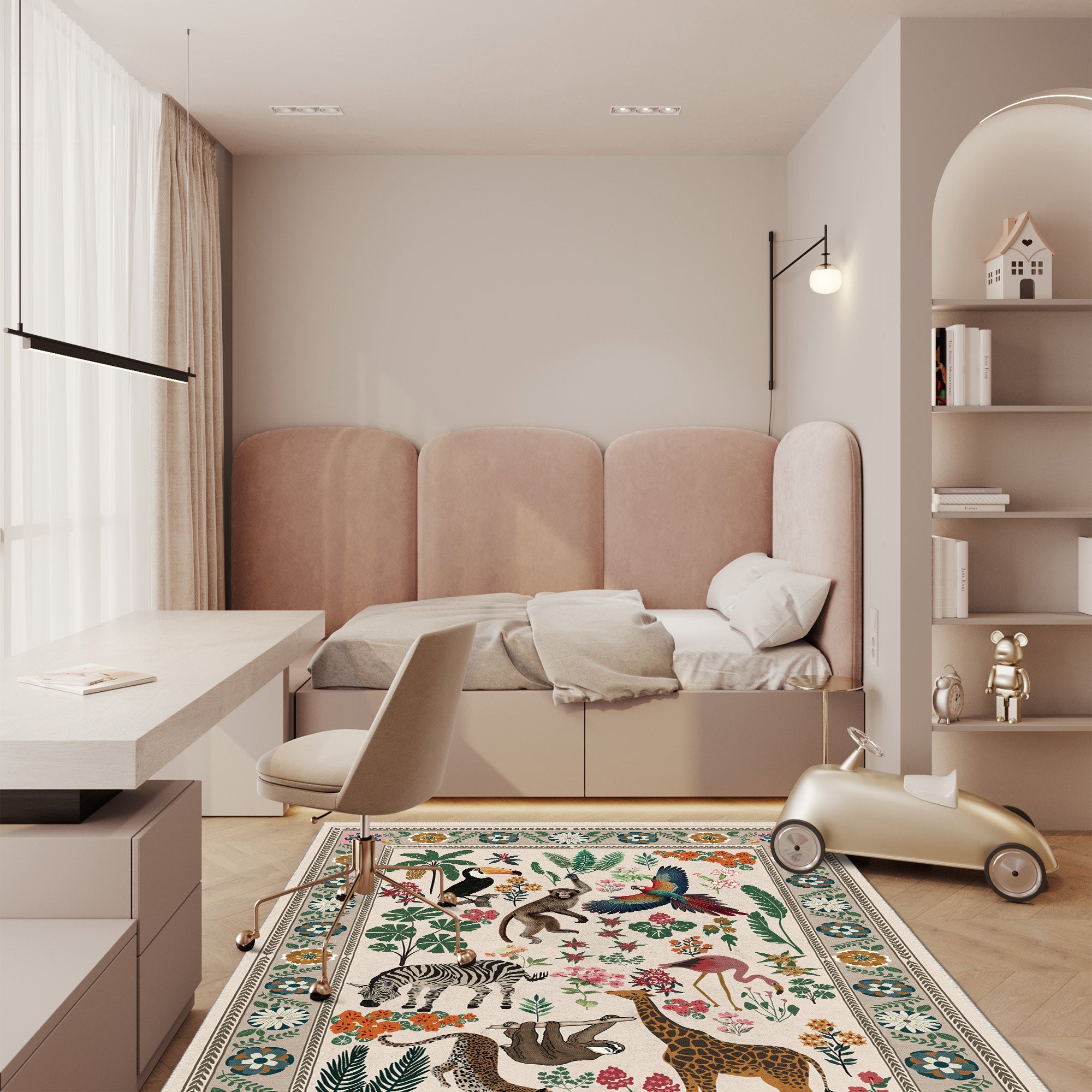 Ember Machine Washable Area Rug