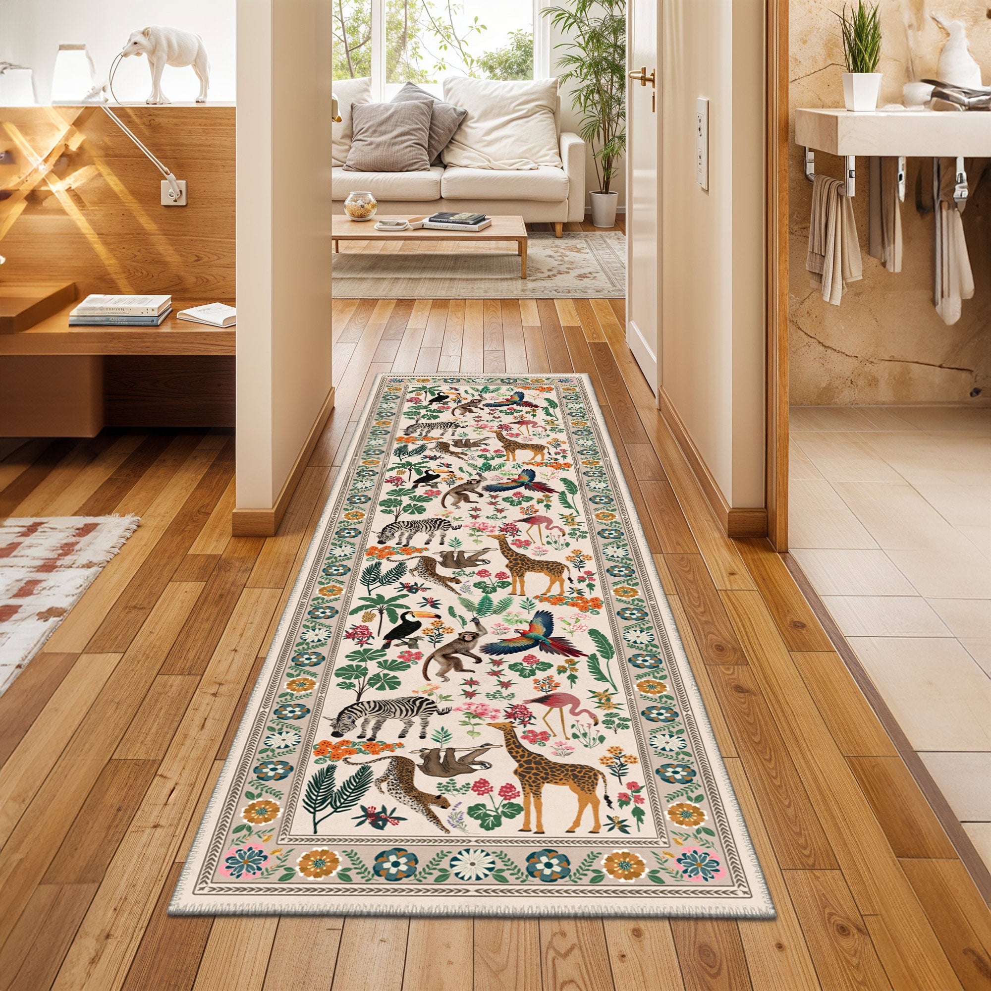 Ember Machine Washable Area Rug