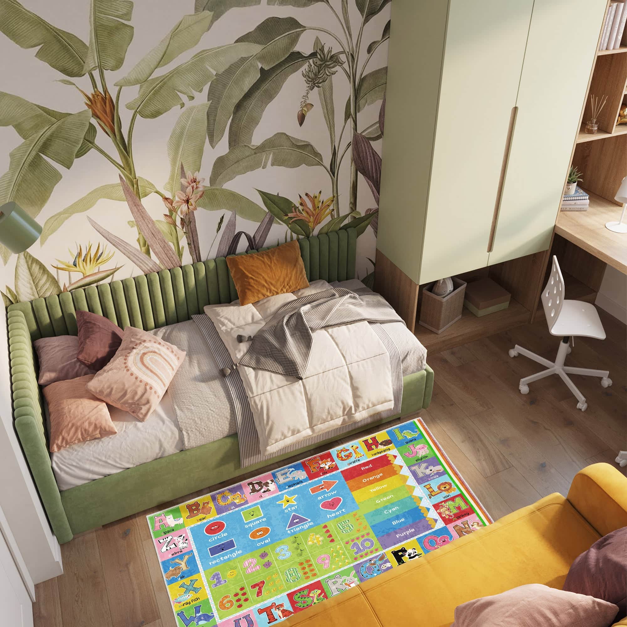 Fluxe Machine Washable Area Rug
