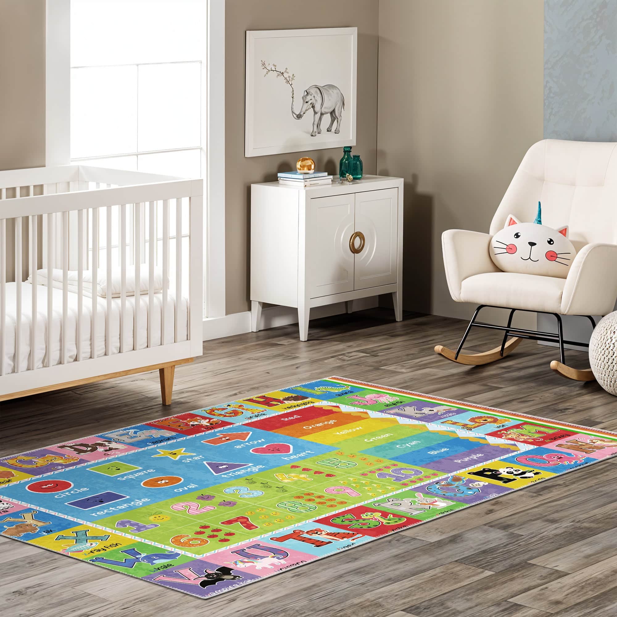 Fluxe Machine Washable Area Rug