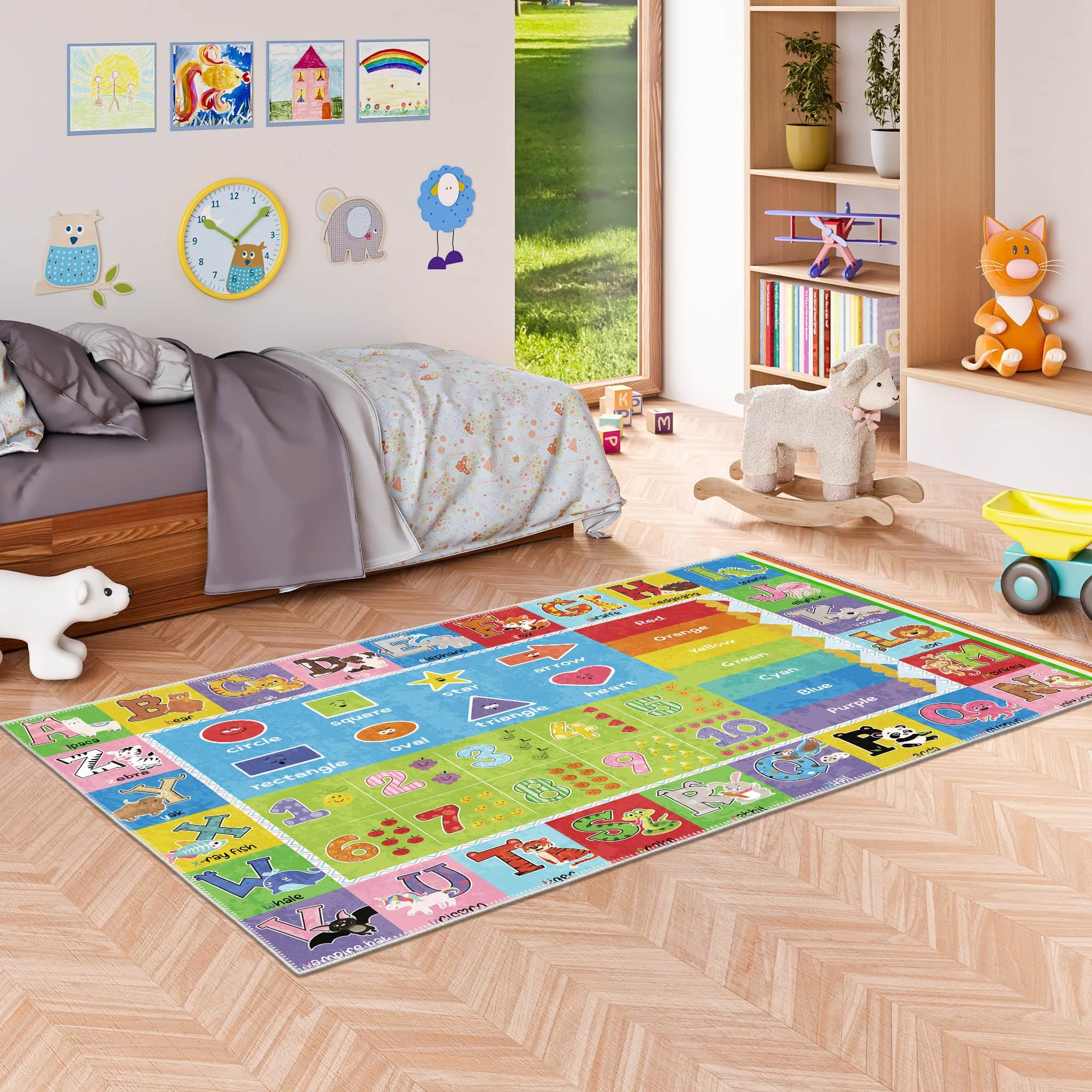 Fluxe Machine Washable Area Rug