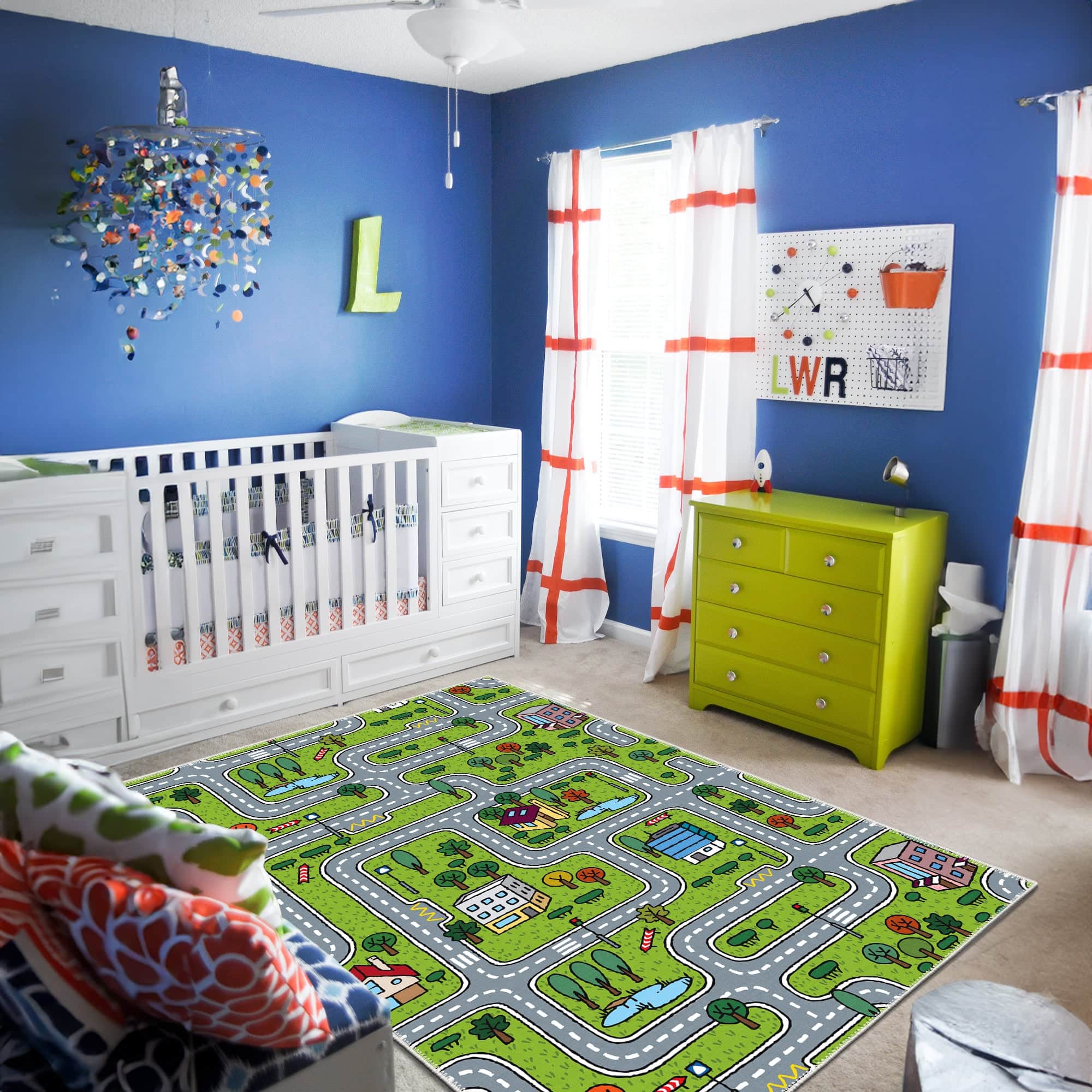 Flux Machine Washable Area Rug