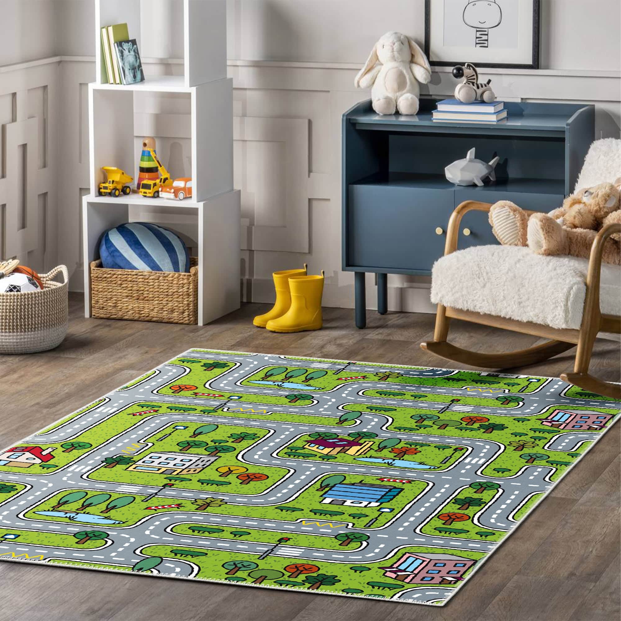 Flux Machine Washable Area Rug