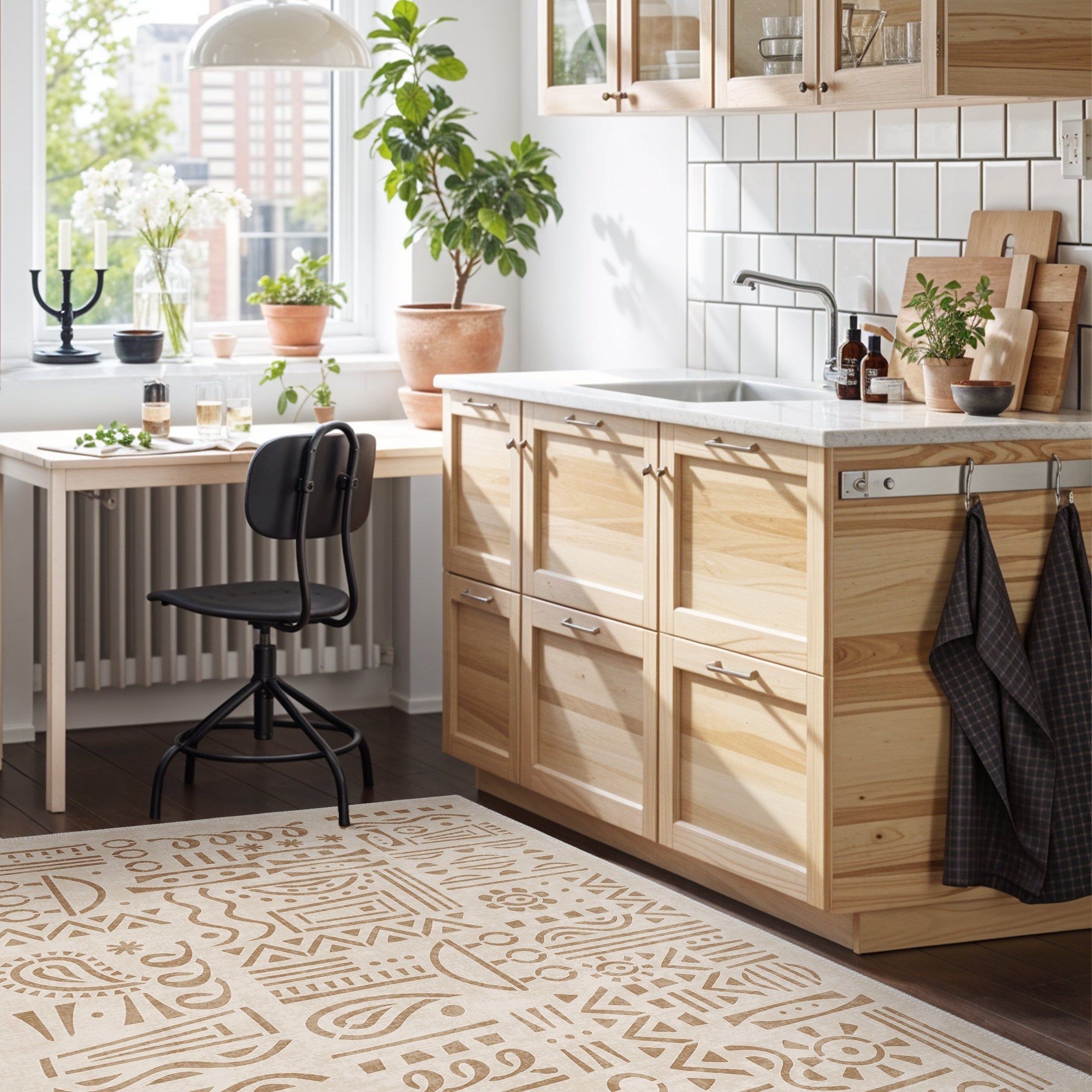 Zen Machine Washable Area Rug