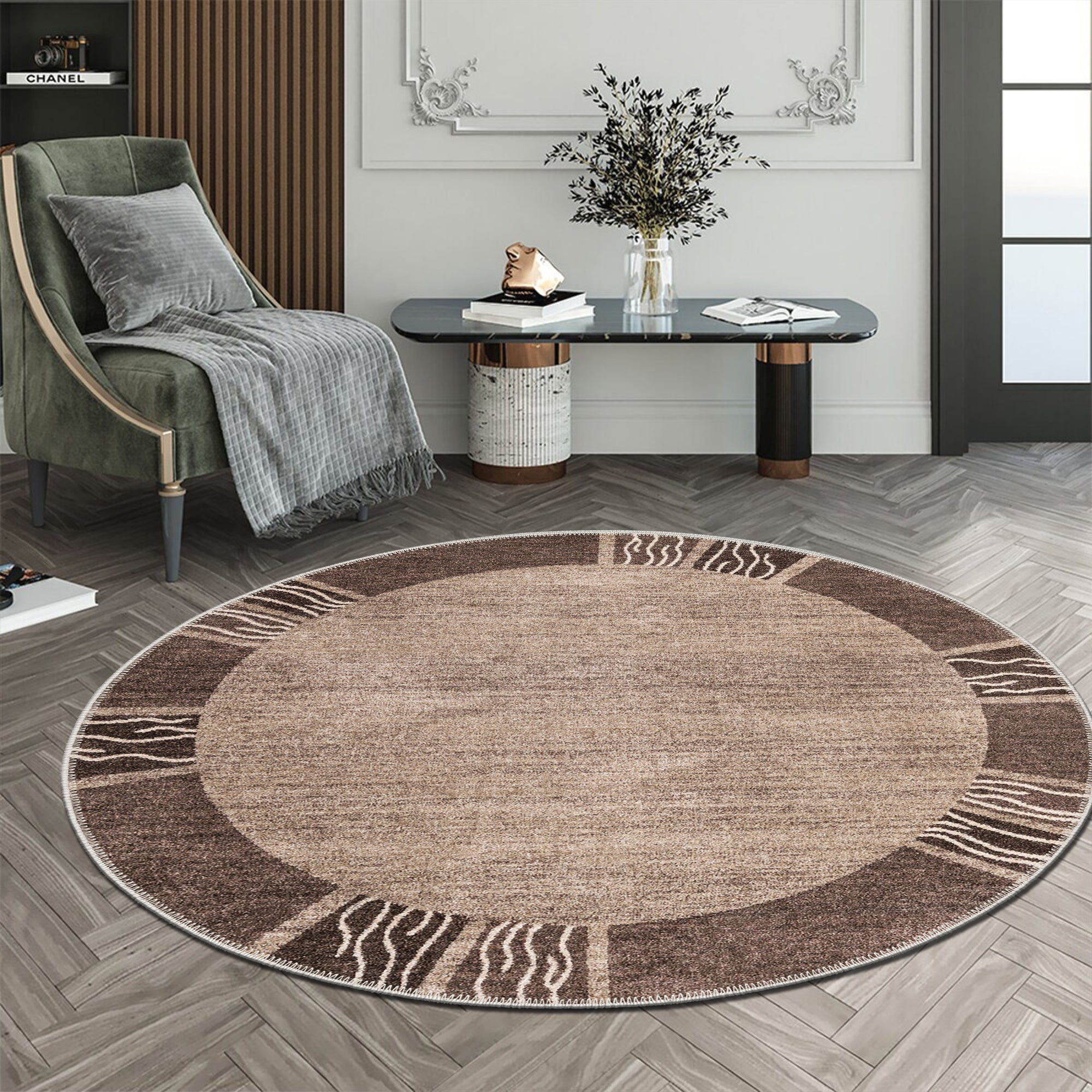 Zugspitze Machine Washable Area Rug