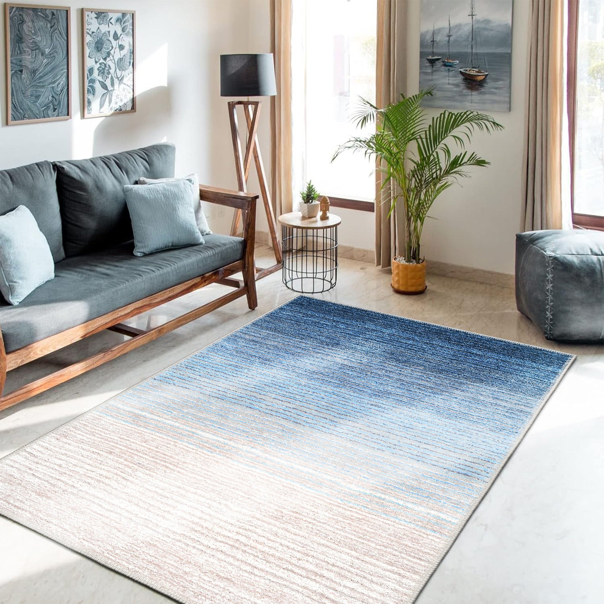 Helicon Machine Washable Area Rug