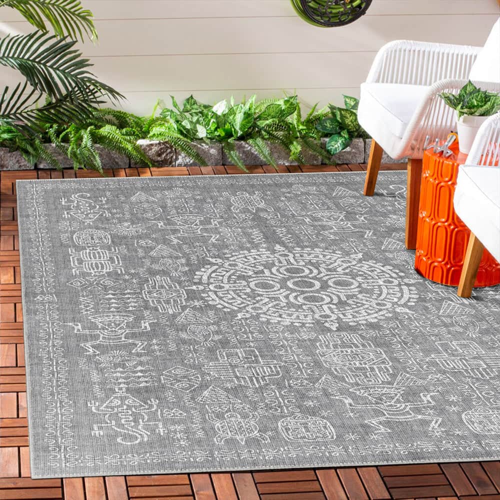 Rivet Machine Washable Area Rug