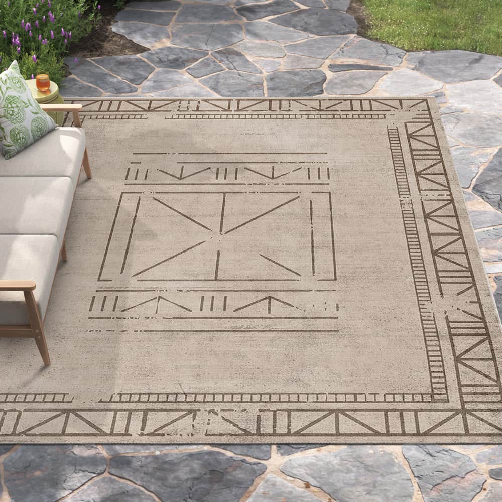 Calico Machine Washable Area Rug