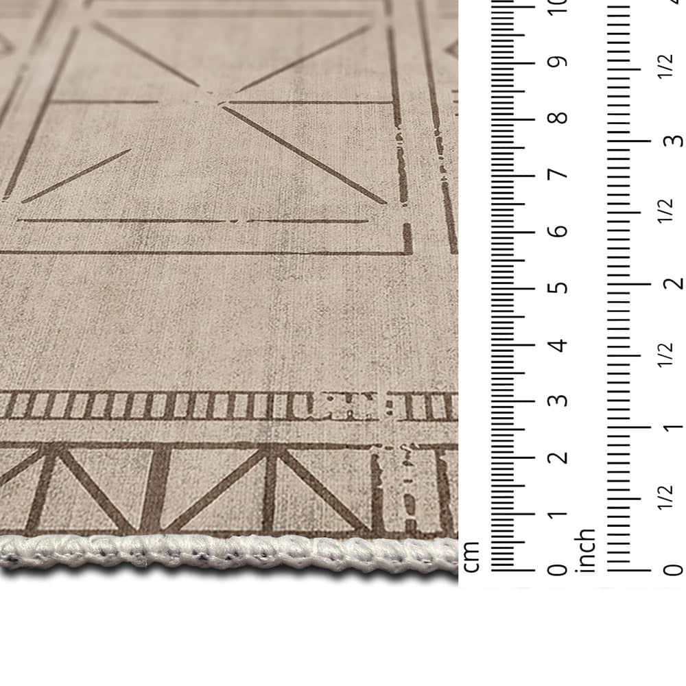 Calico Machine Washable Area Rug