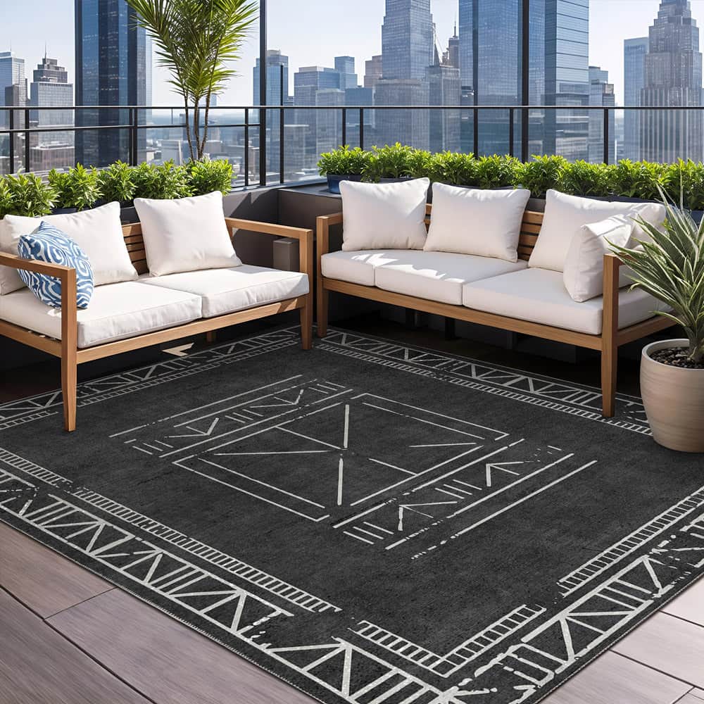 Solace Machine Washable Area Rug