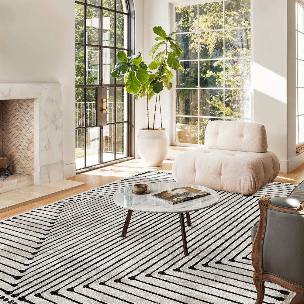 Ossa Machine Washable Area Rug