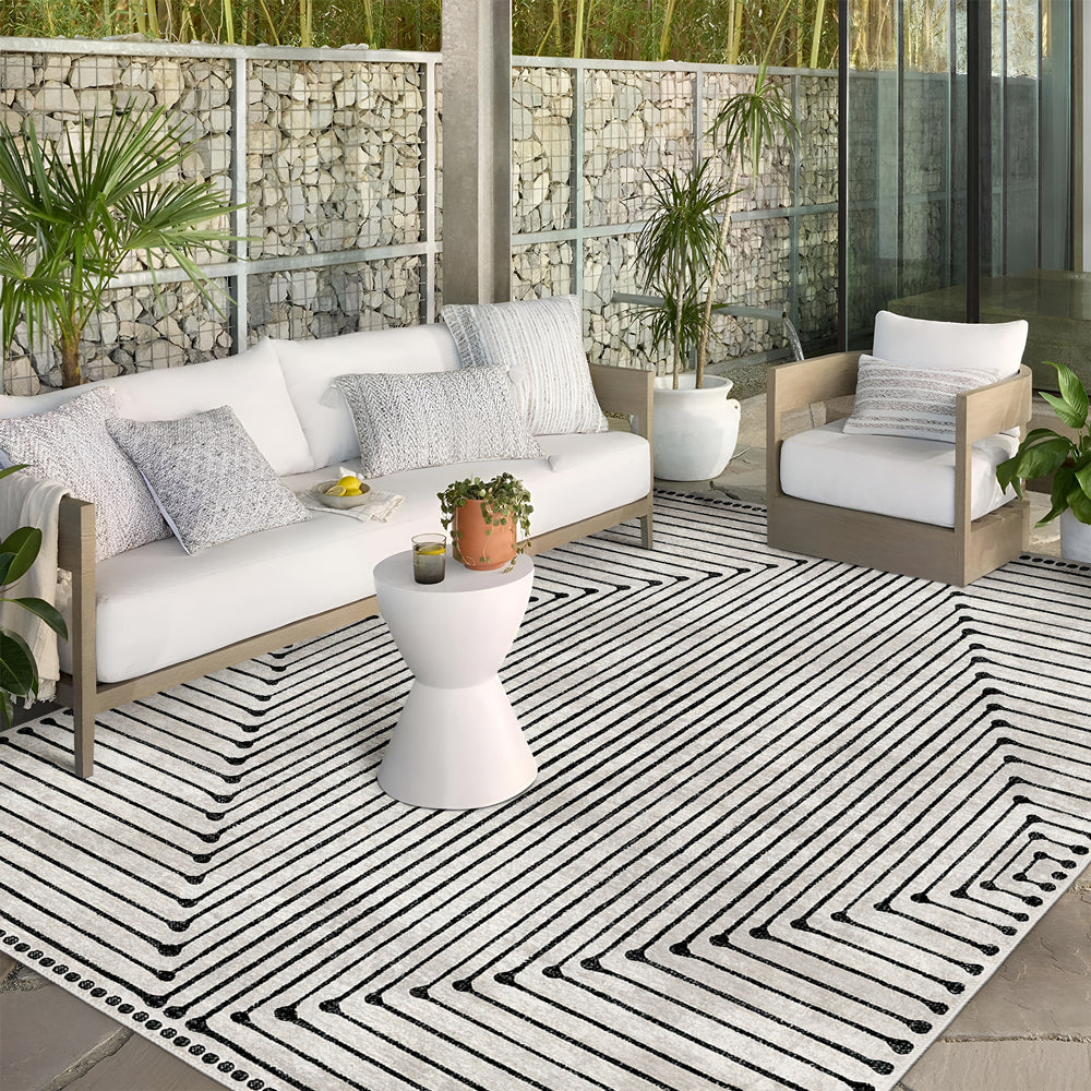 Ossa Machine Washable Area Rug