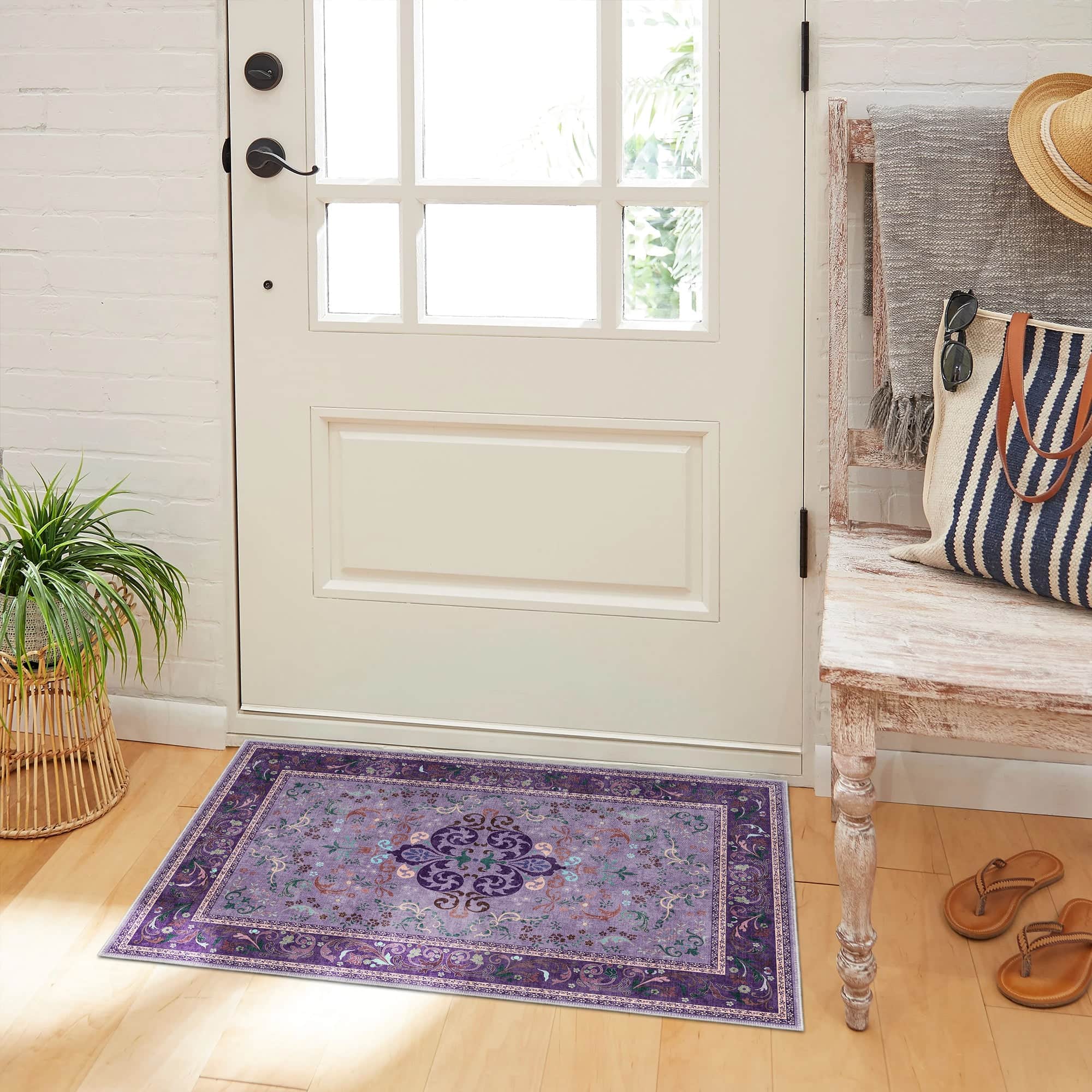 Alverra Machine Washable Area Rug