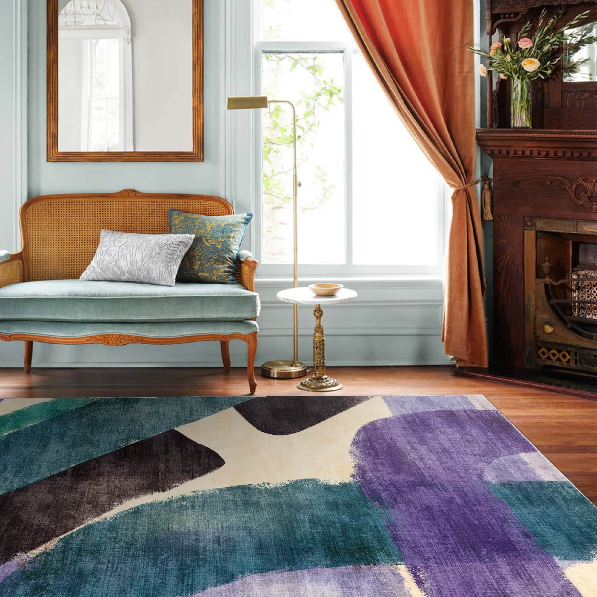 Silvera Machine Washable Area Rug