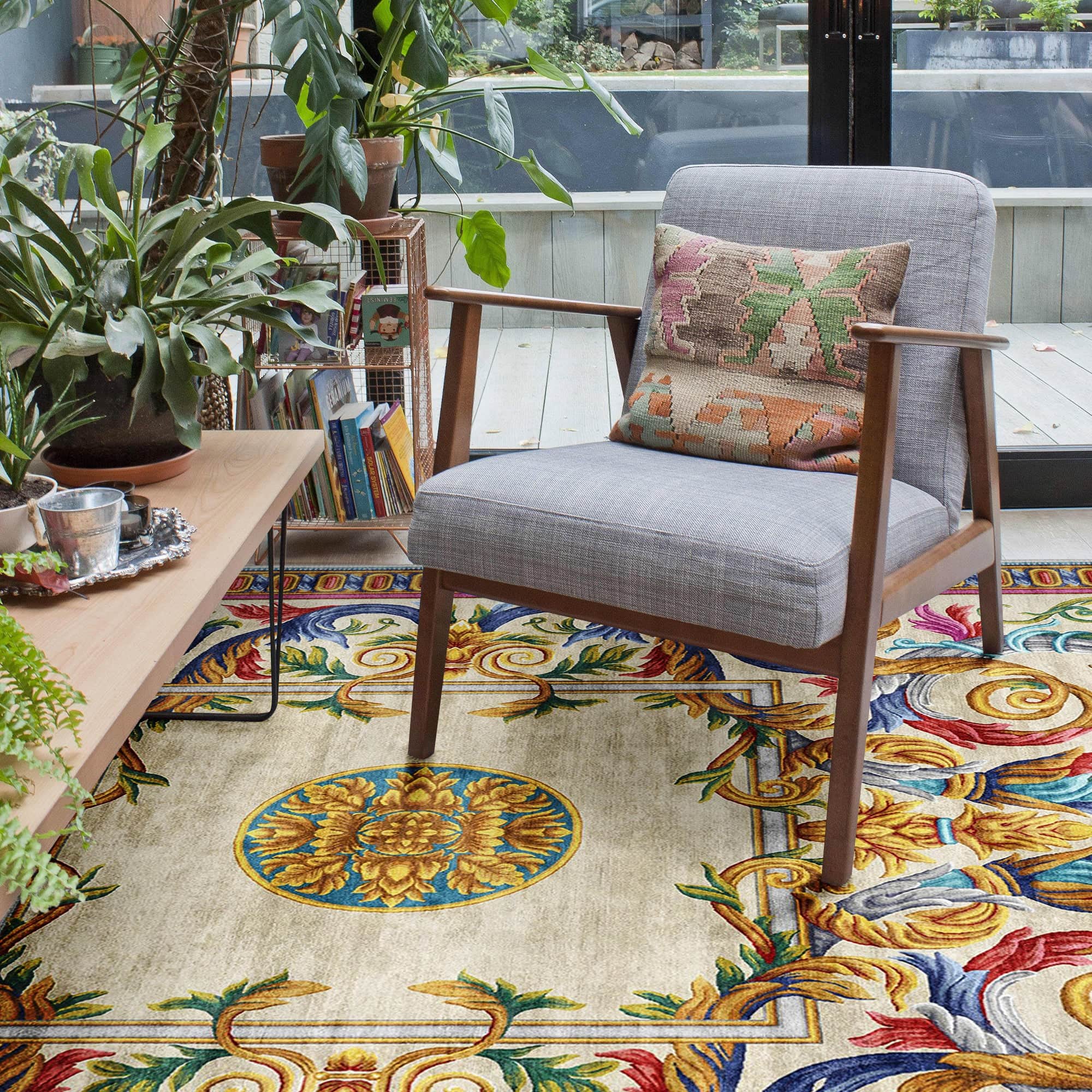 Homera Machine Washable Area Rug
