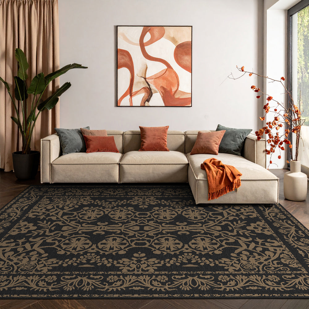 Pelion Machine Washable Area Rug