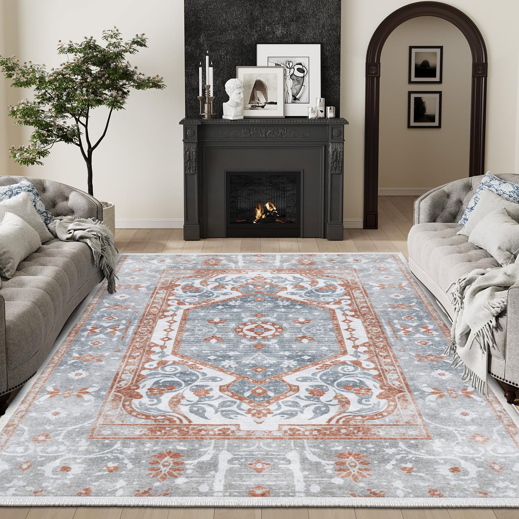 Laki Machine Washable Area Rug