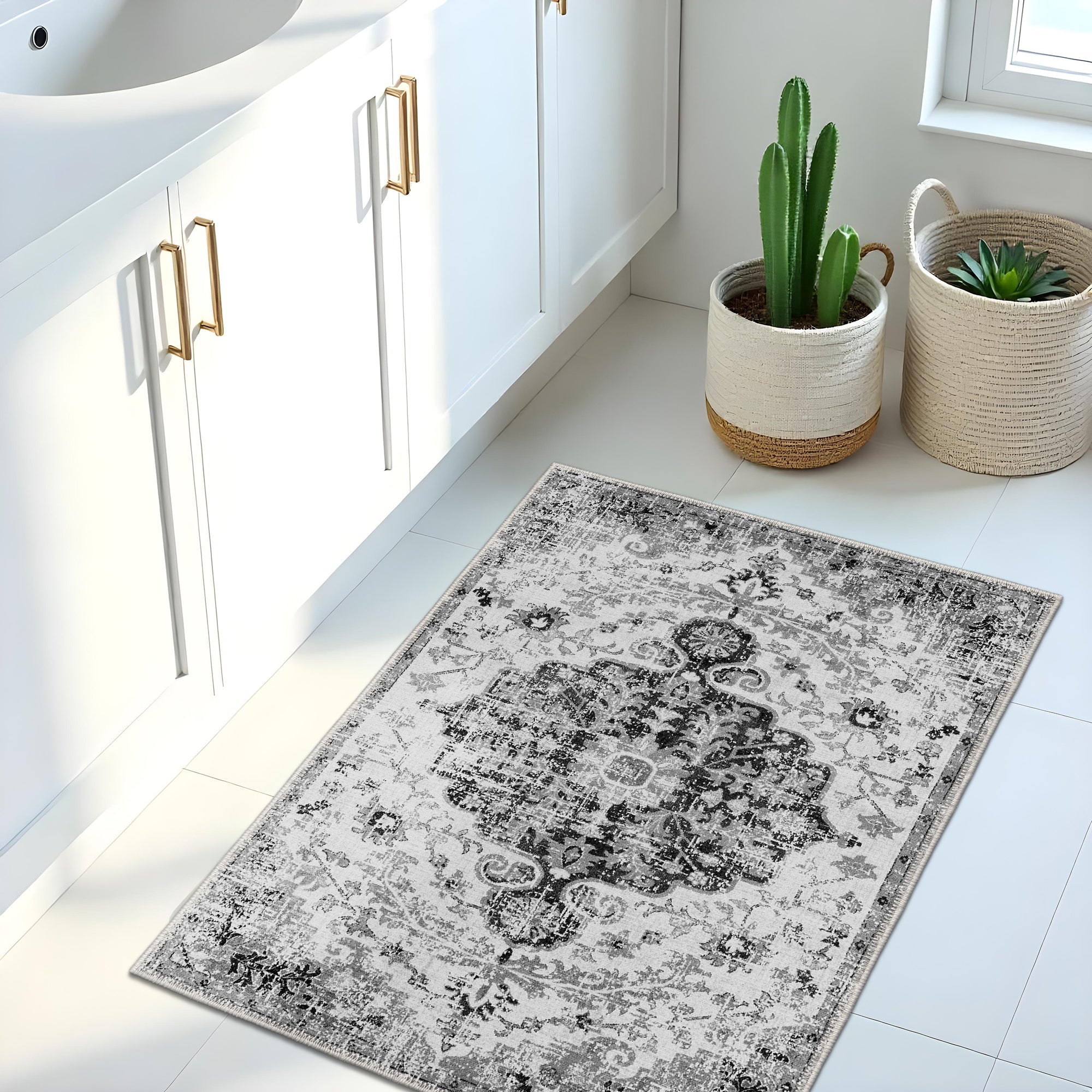 Babia Machine Washable Area Rug