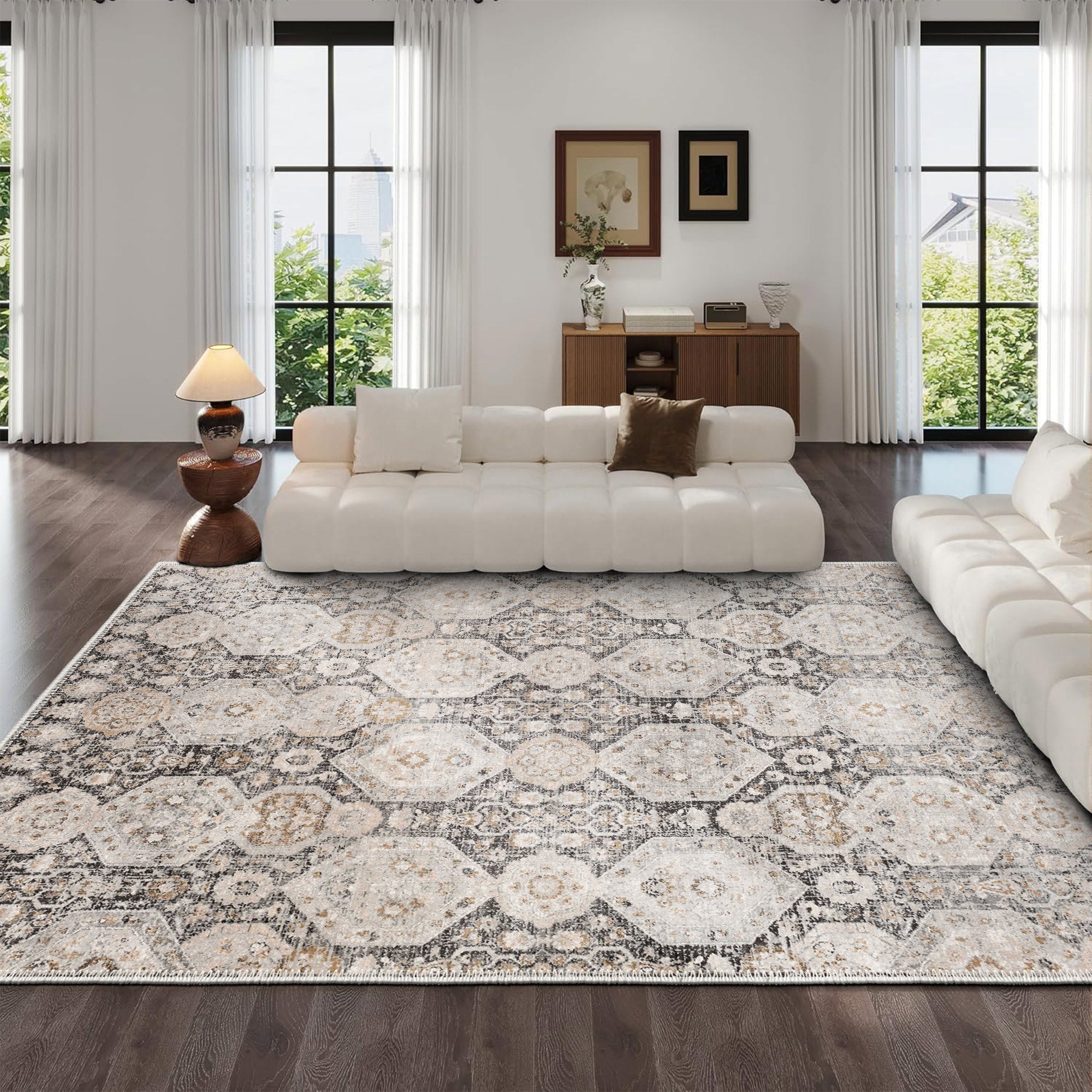 Rodna Machine Washable Area Rug