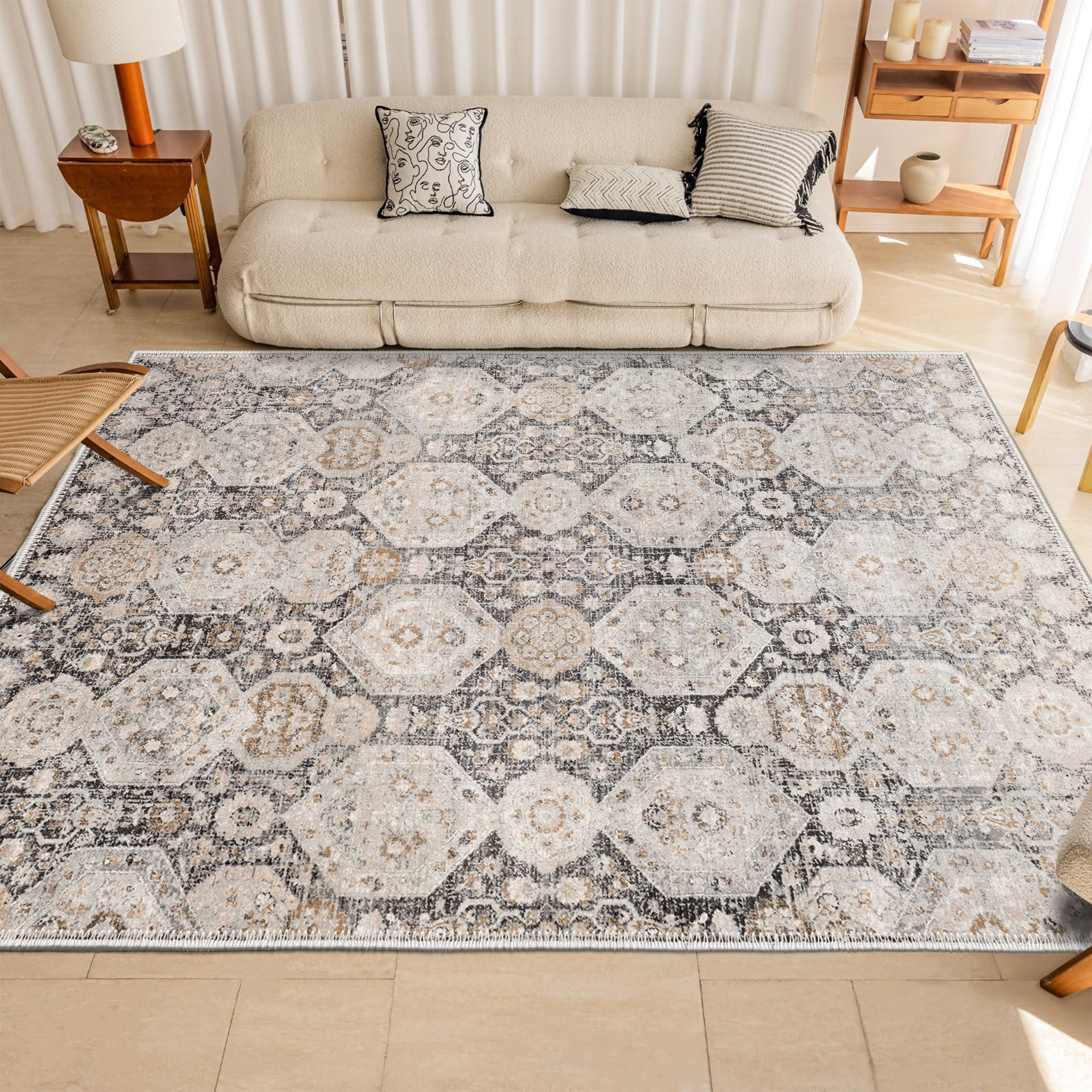 Rodna Machine Washable Area Rug