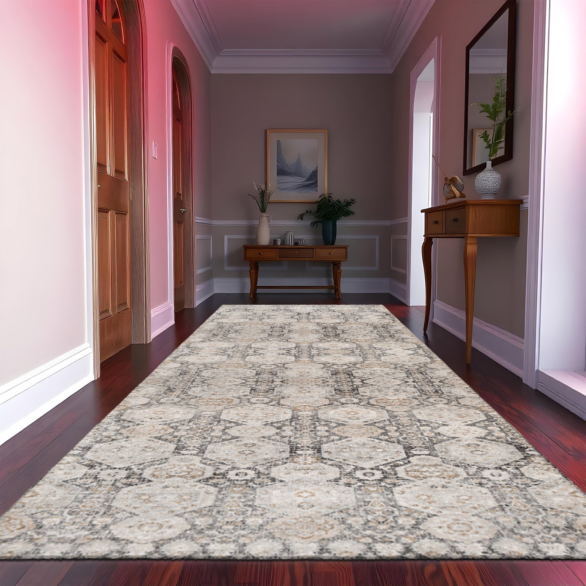 Rodna Machine Washable Area Rug