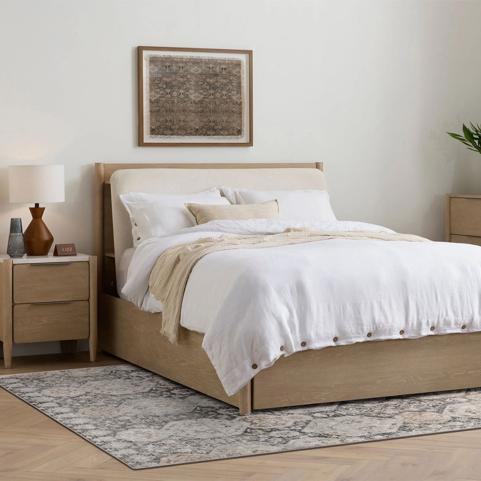 Rodna Machine Washable Area Rug