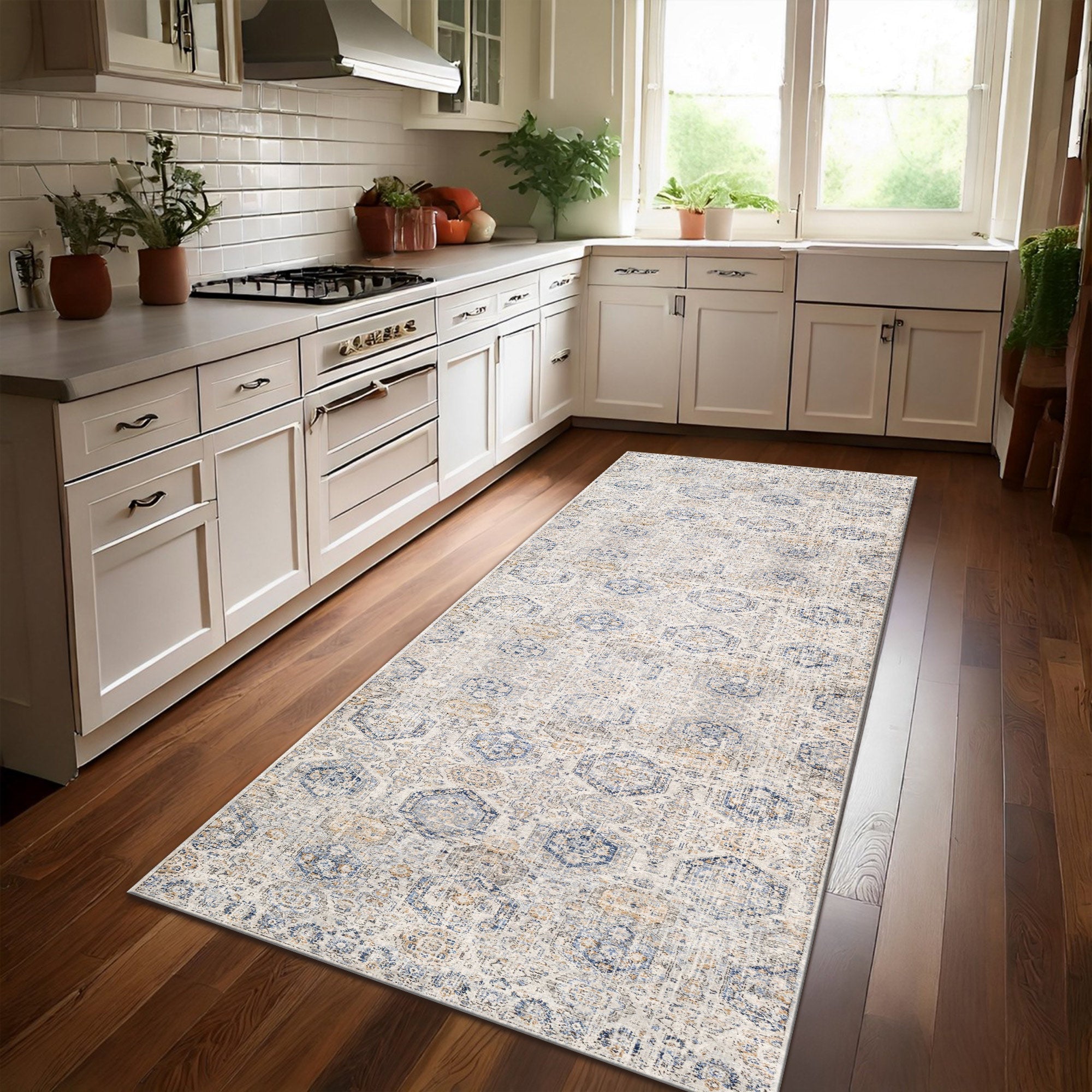 Narodnaya Machine Washable Area Rug
