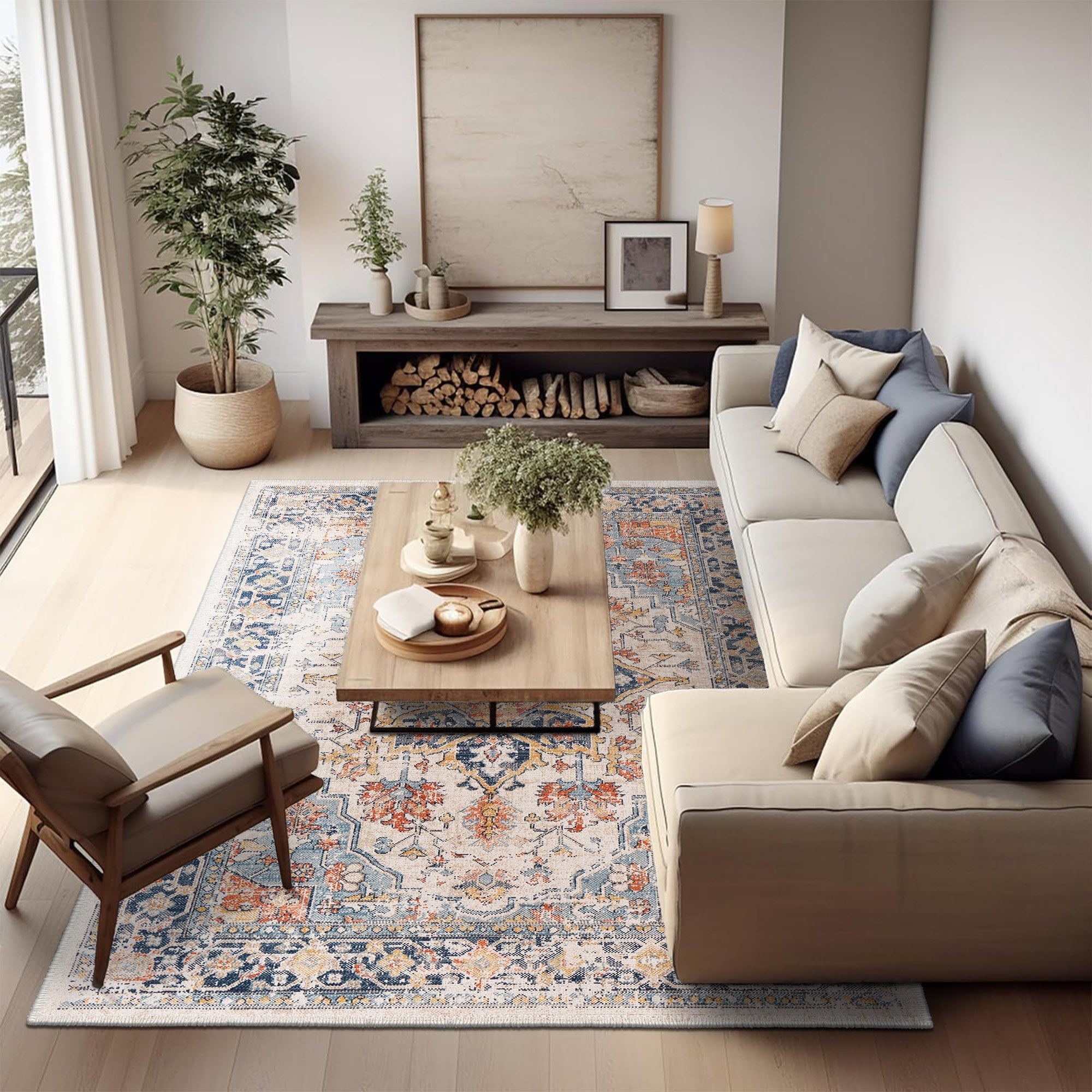 Gerlach Machine Washable Area Rug