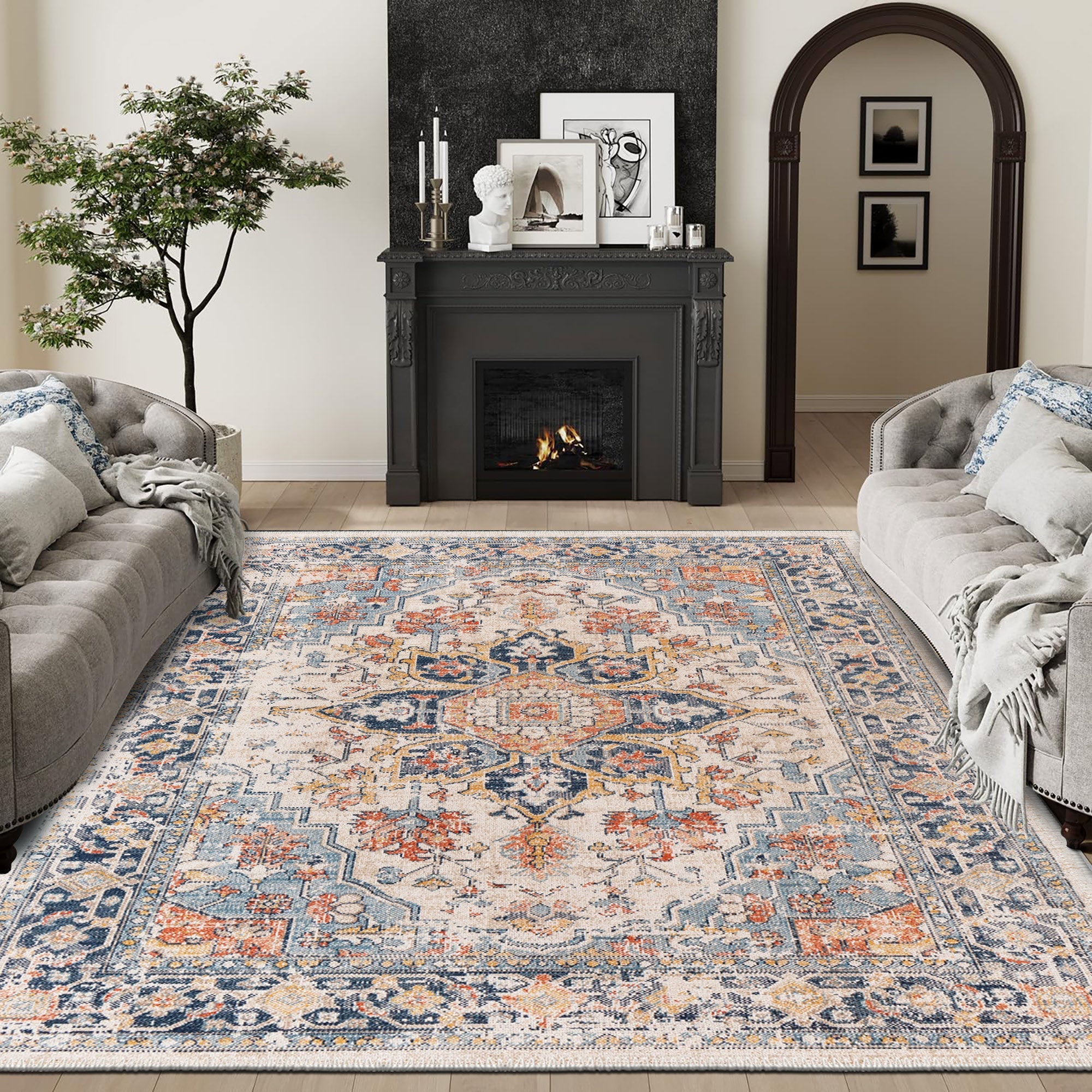 Gerlach Machine Washable Area Rug