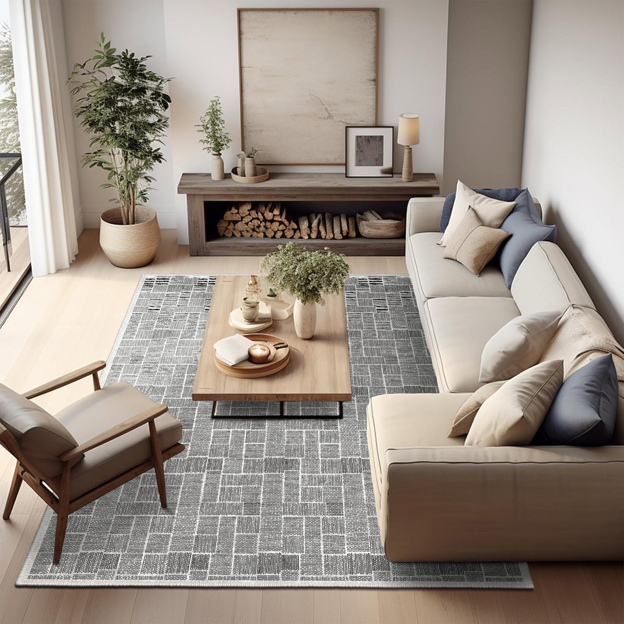 Dom Machine Washable Area Rug