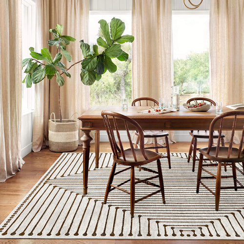 Monte Machine Washable Area Rug