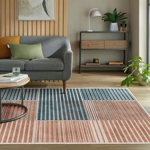 Rinnes Machine Washable Area Rug Flashrug