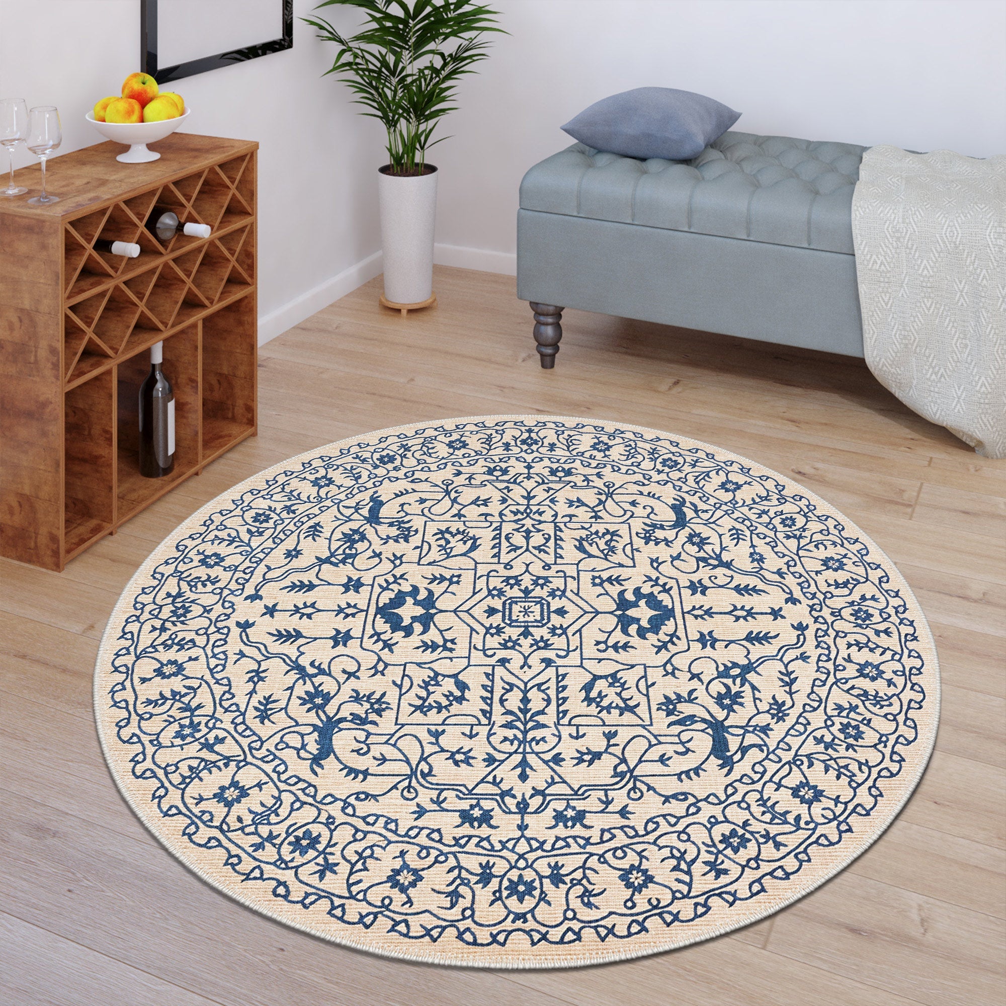 Dunsinane Machine Washable Area Rug