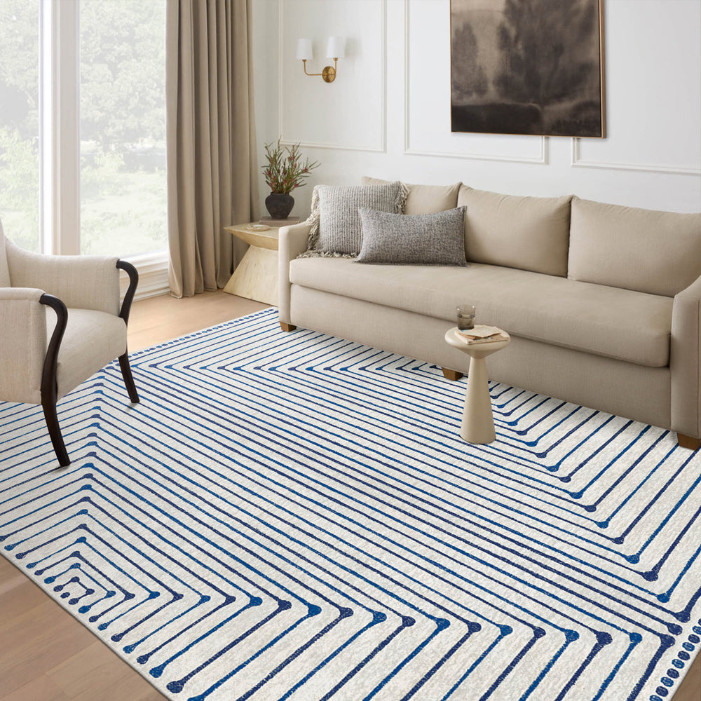 Victoria Machine Washable Area Rug