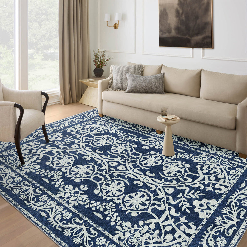 Izalco Machine Washable Area Rug