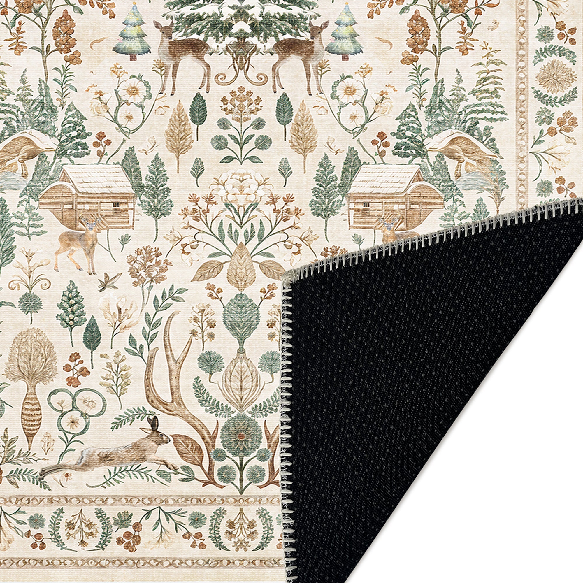Toluca Machine Washable Area Rug