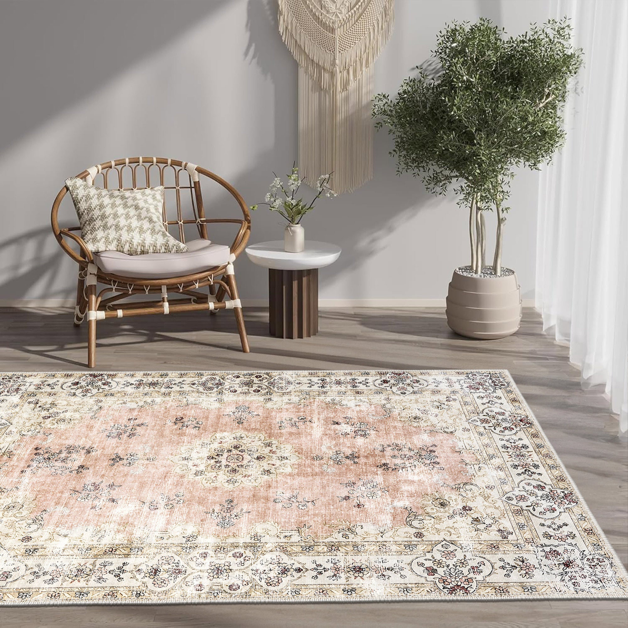 Orizaba Machine Washable Area Rug