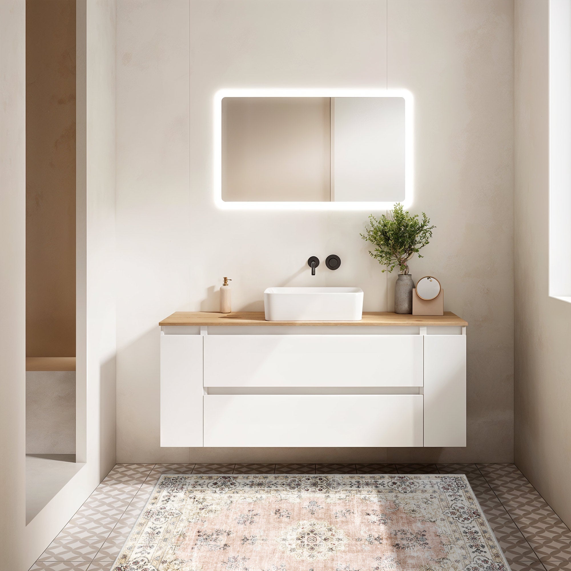 Orizaba Machine Washable Area Rug