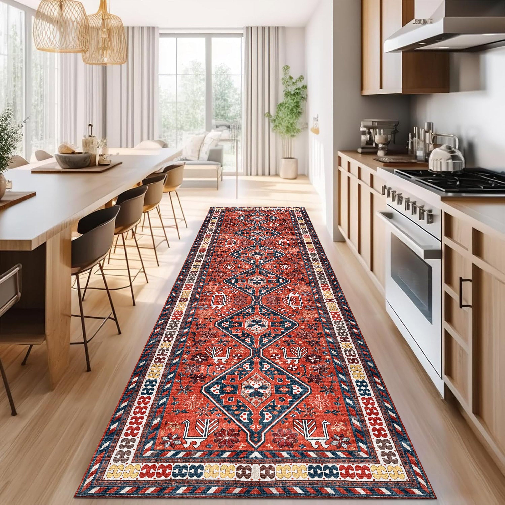 Baldy Machine Washable Area Rug