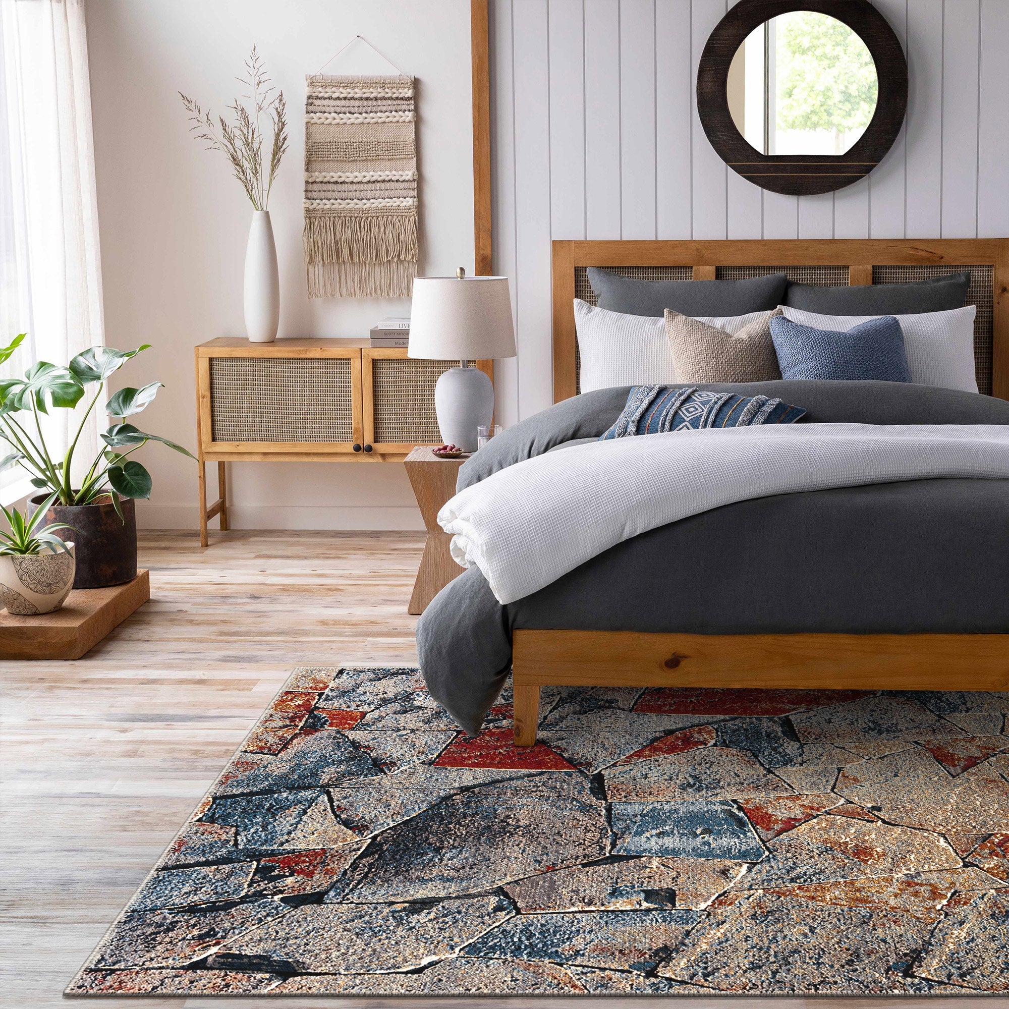 Granite Machine Washable Area Rug