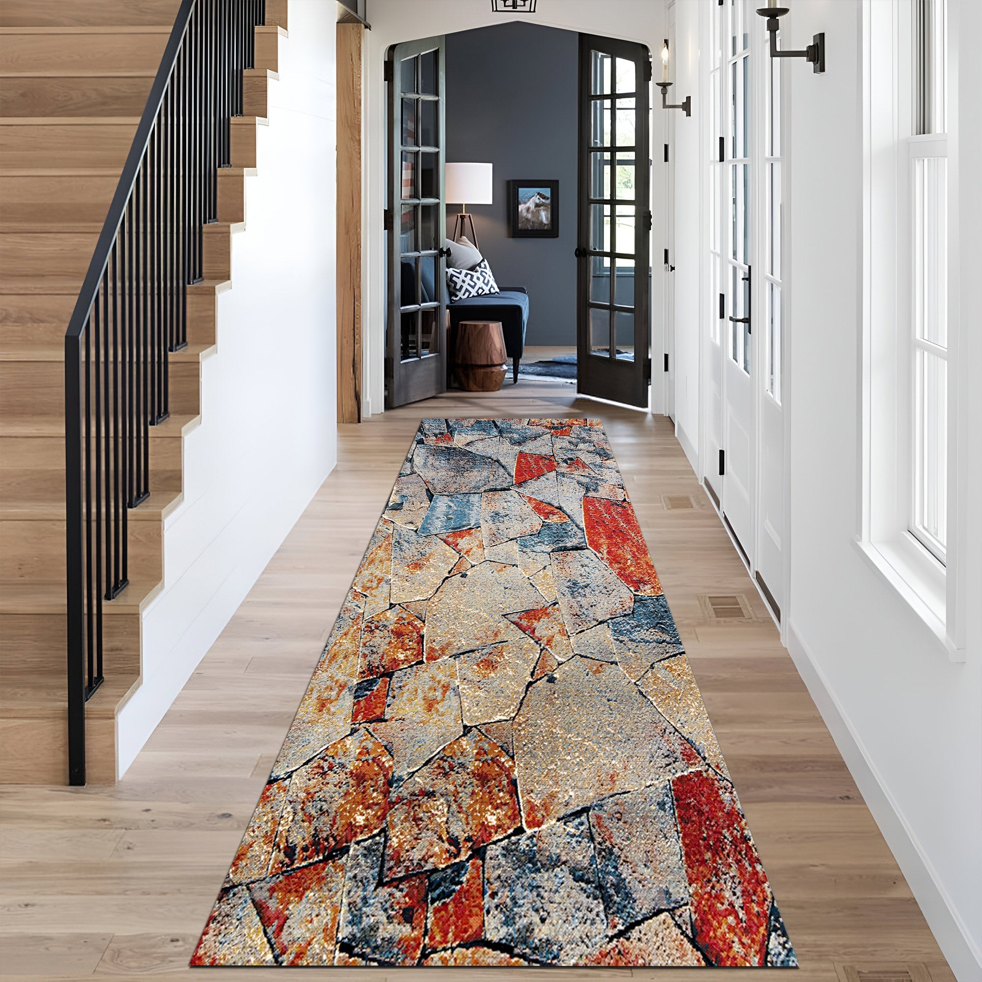 Granite Machine Washable Area Rug