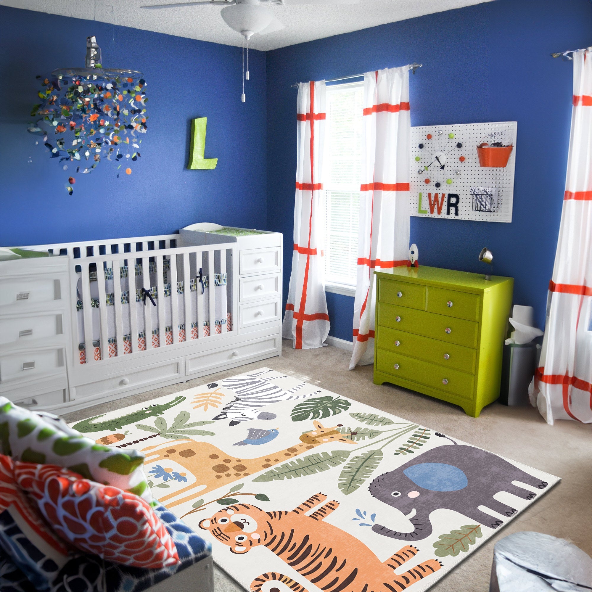 Mauna Machine Washable Area Rug